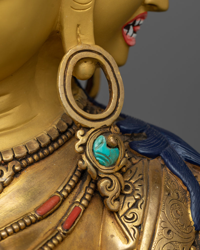 Namgyalma Longevity Dakini Statue | 24K Gold Gilded Beacon of Eternal Life