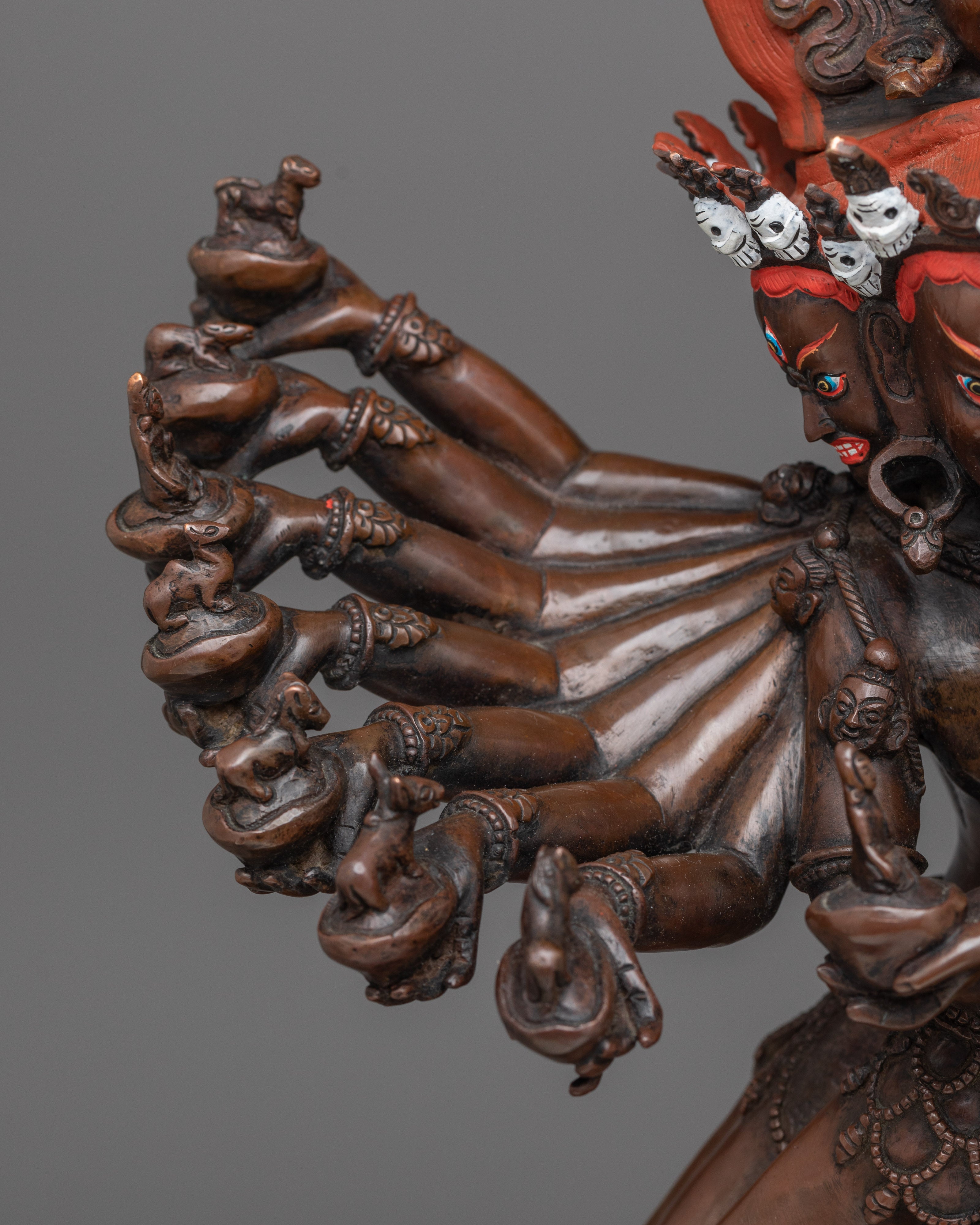 Hevajra Yab - Yum Fierce Protective Statue | Handmade by Nepal