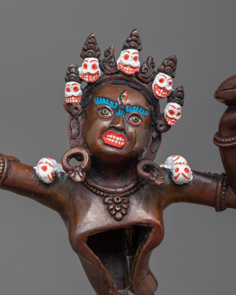 Hevajra Yab - Yum Fierce Protective Statue | Handmade by Nepal