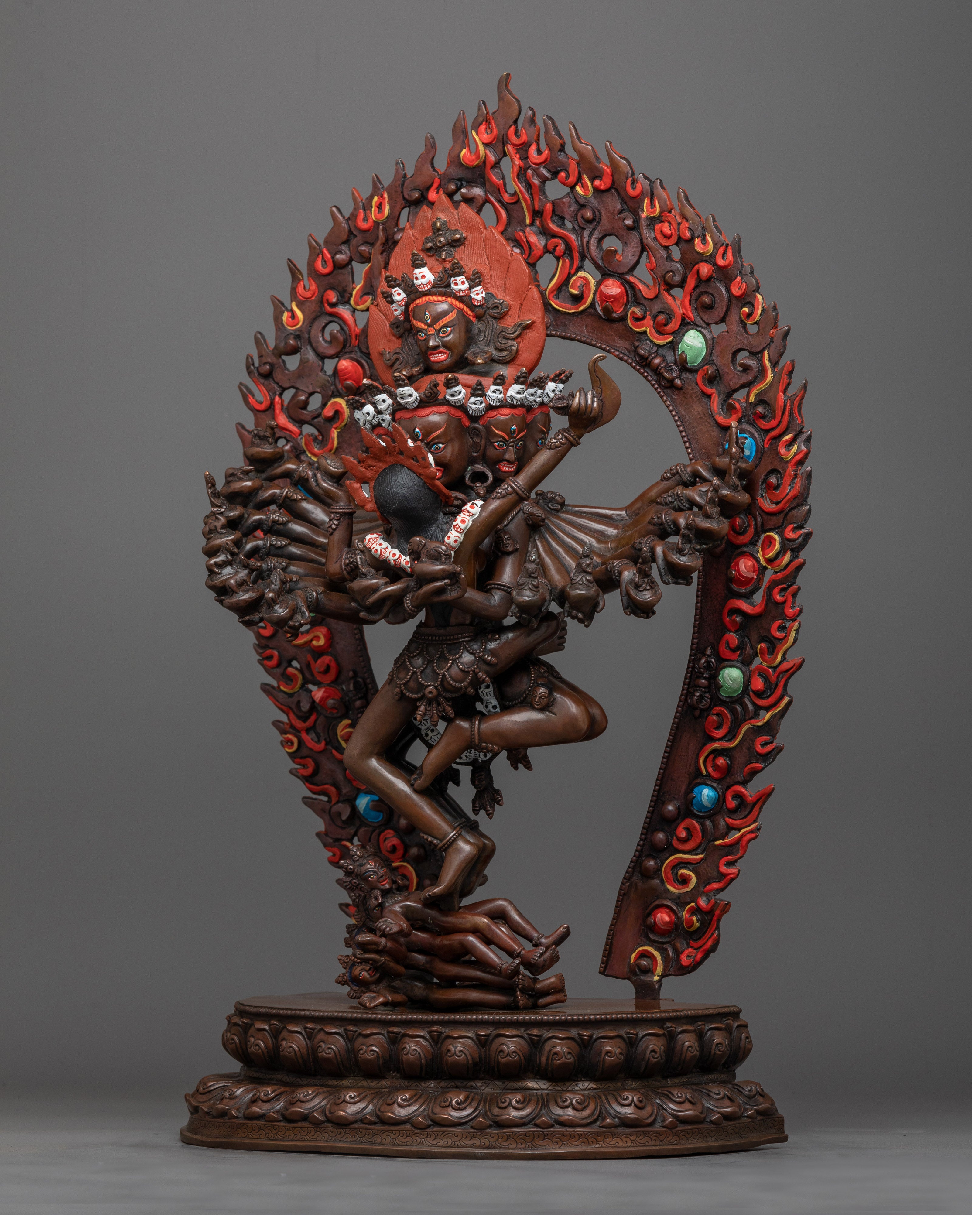 Hevajra Yab - Yum Fierce Protective Statue | Handmade by Nepal