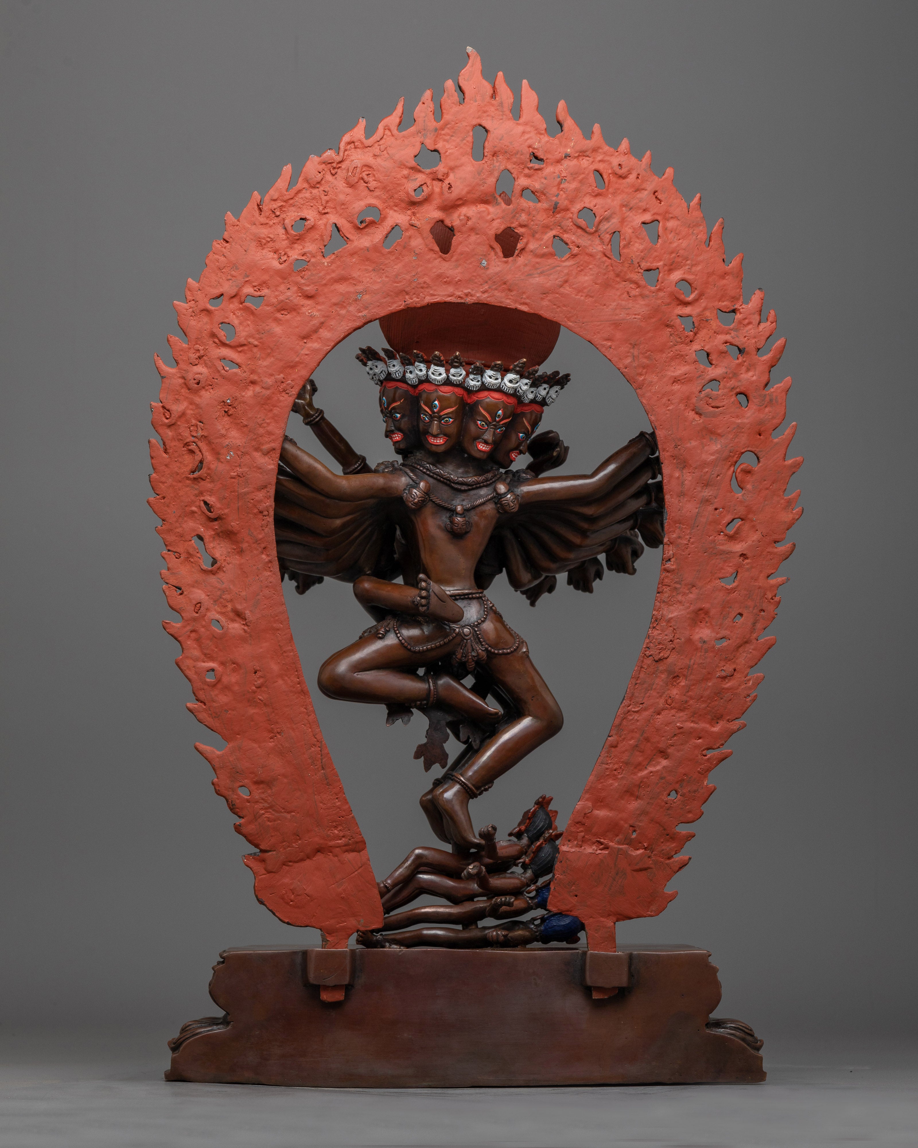 Hevajra Yab - Yum Fierce Protective Statue | Handmade by Nepal