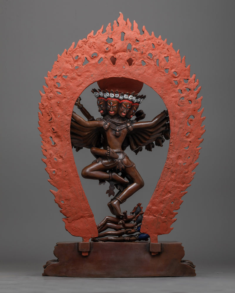 Hevajra Yab - Yum Fierce Protective Statue | Handmade by Nepal