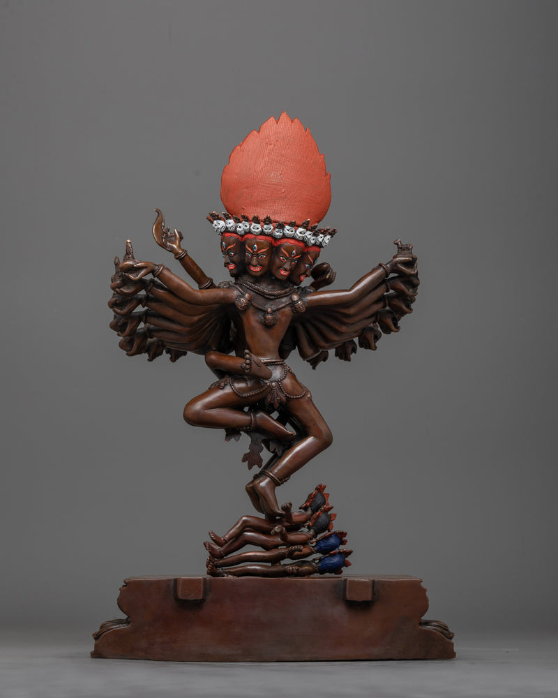 Hevajra Yab - Yum Fierce Protective Statue | Handmade by Nepal