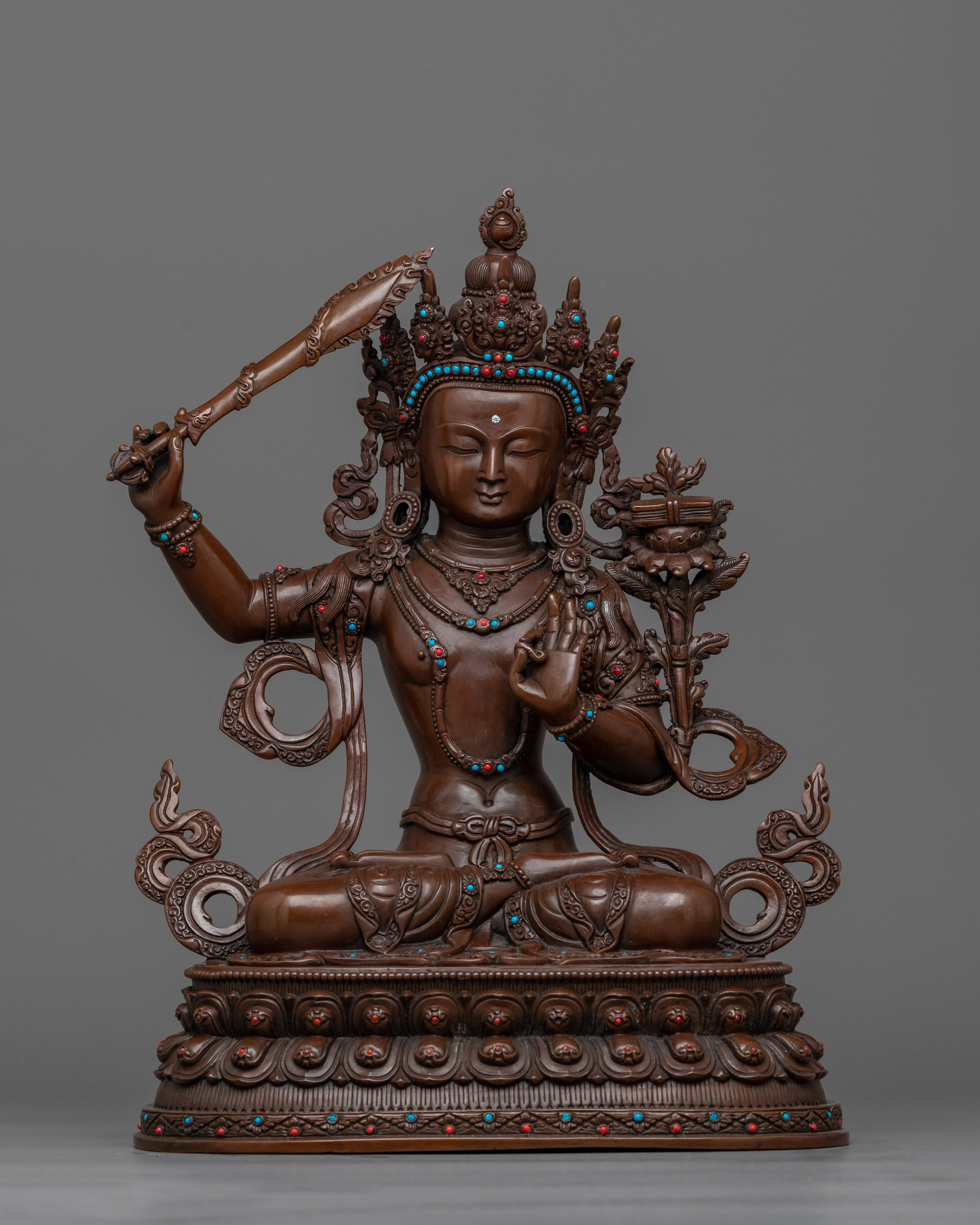 oxidized-manjushri-figure
