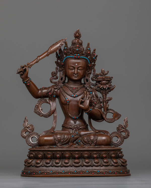 oxidized-manjushri-figure
