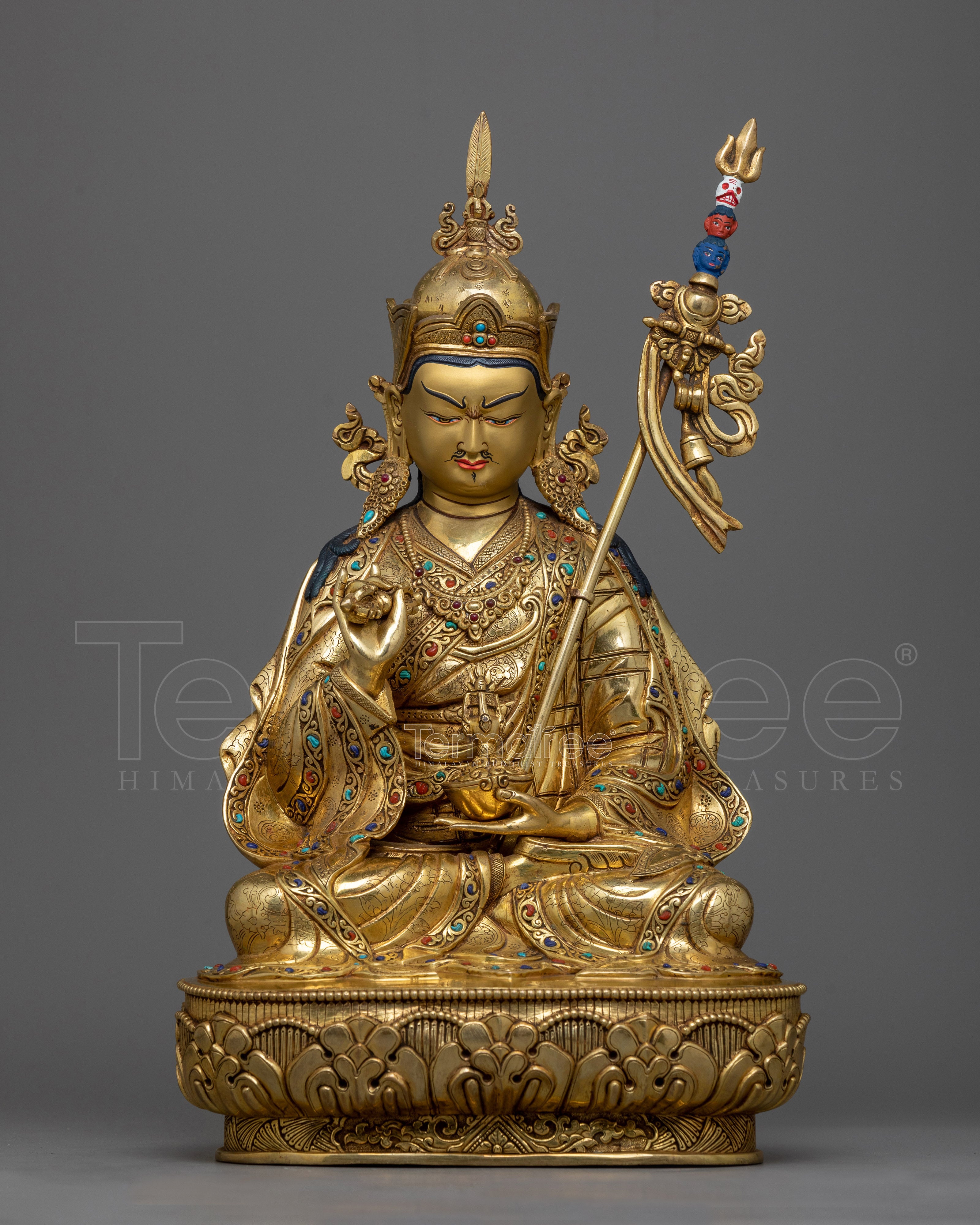 Premium Quality Guru Rinpoche Statue | Handmade in Nepal by Nepali Master Artist