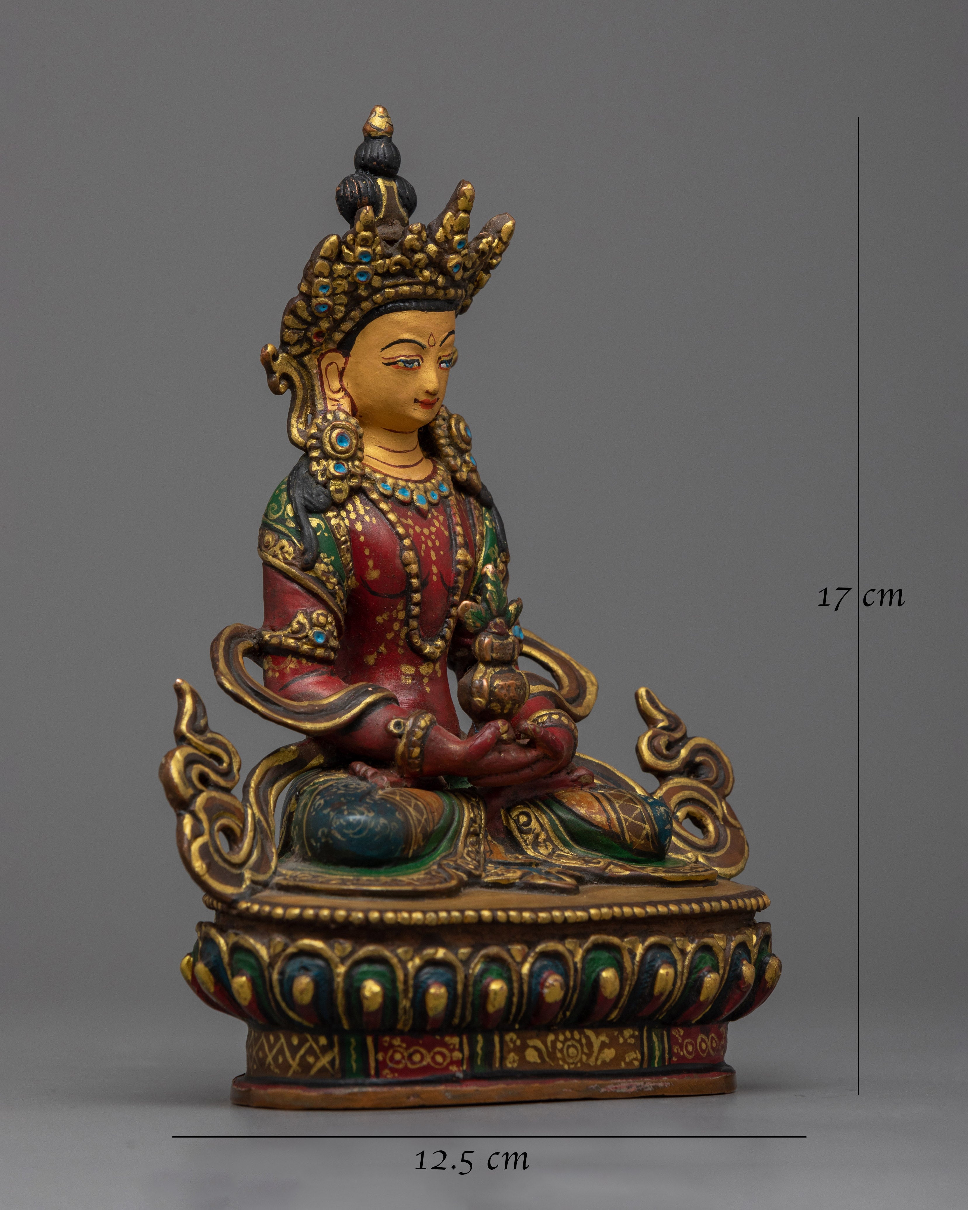 Colored Amitayus Statue | Blessings of Longevity and Wisdom