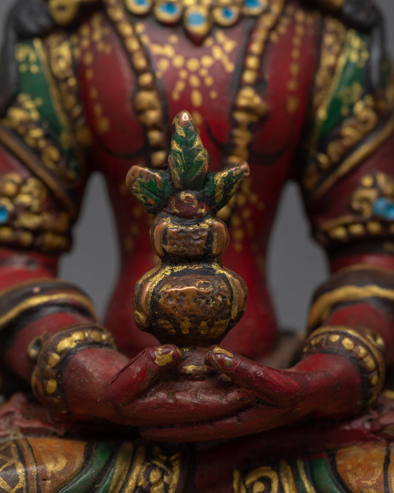 Colored Amitayus Statue | Blessings of Longevity and Wisdom