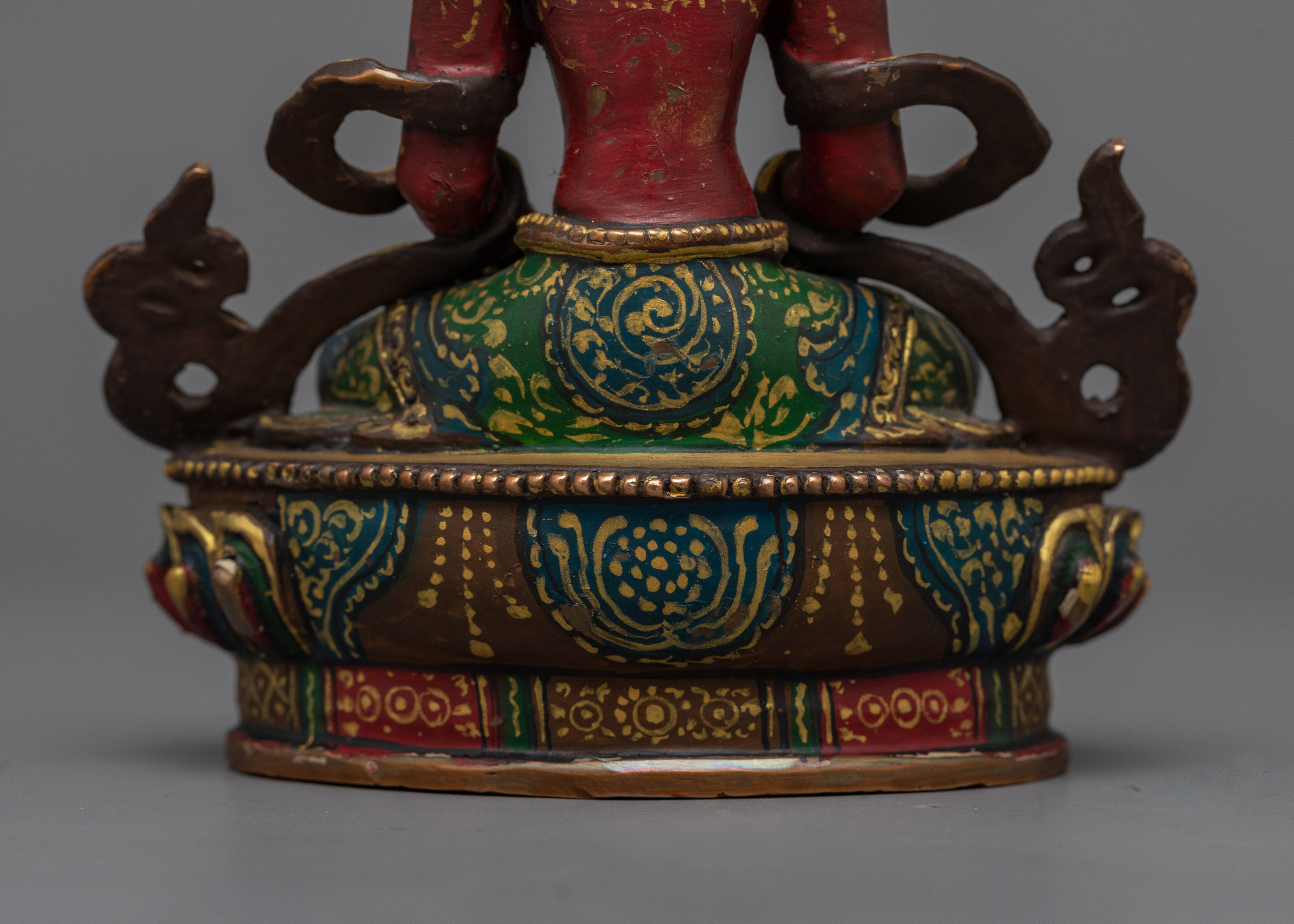 Colored Amitayus Statue | Blessings of Longevity and Wisdom