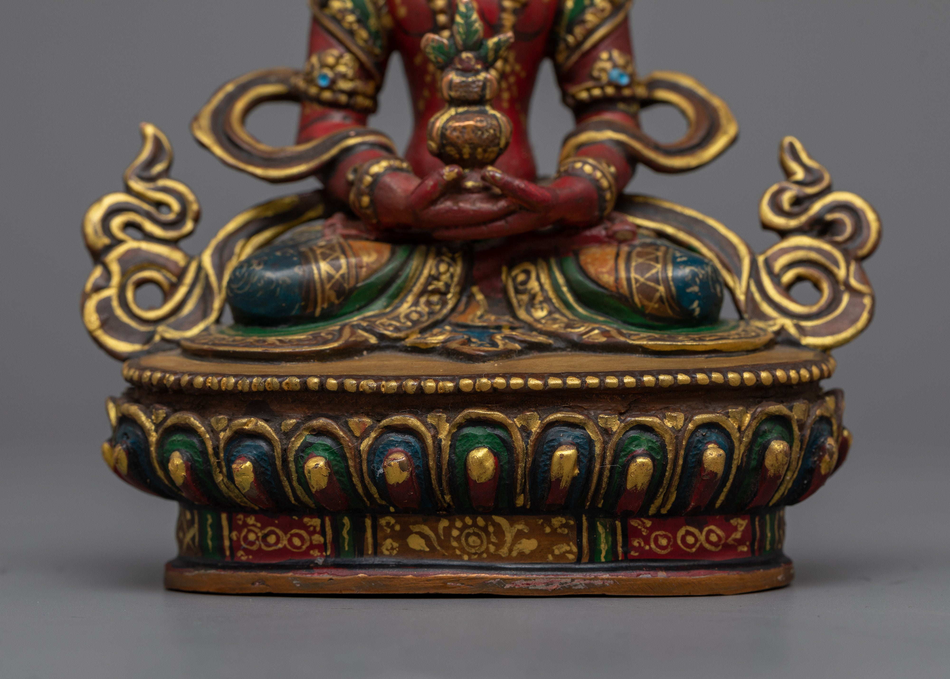 Colored Amitayus Statue | Blessings of Longevity and Wisdom