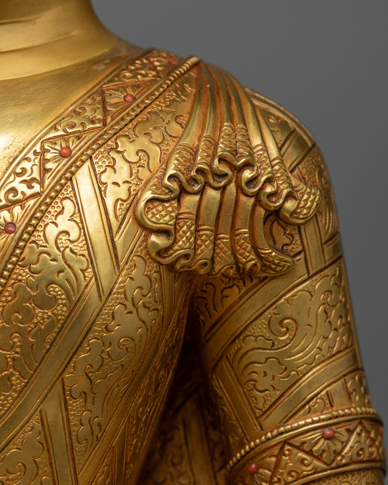 Artistic Shakyamuni Buddha Enlighten Statue | Enlightenment Dharma Teacher