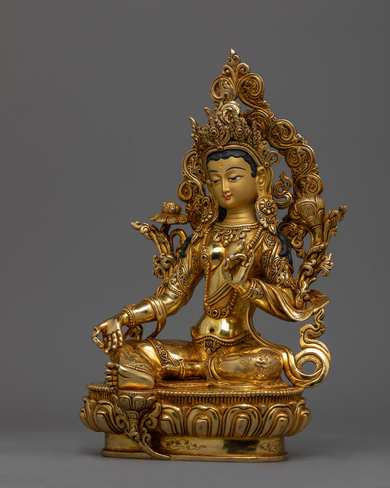 gold-gilded-green-tara-figure-