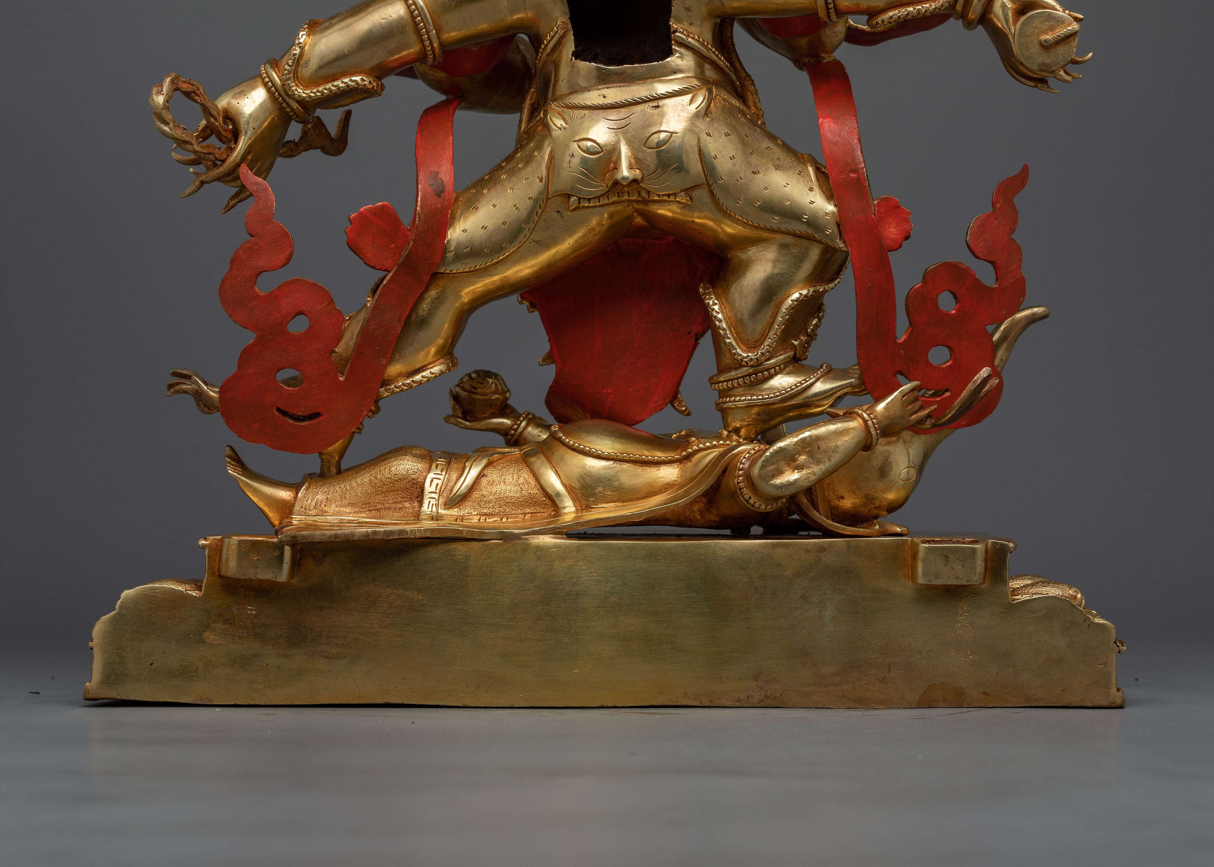 Six-Arms Mahakala Statue | Handcrafted Symbol of Protection