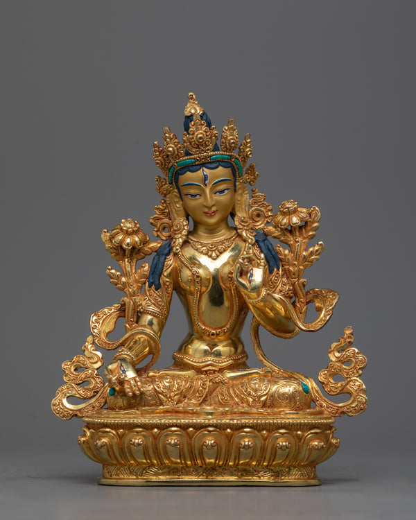 white-tara-statue-24k-gold-gilded
