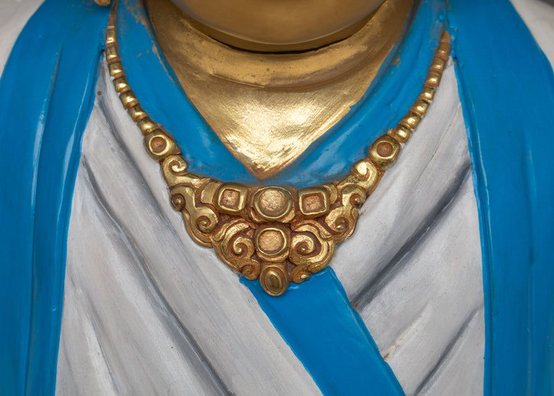 Kagyu Three Masters Statue Set | 24K Gold-Gilded Icons of Tibetan Buddhism