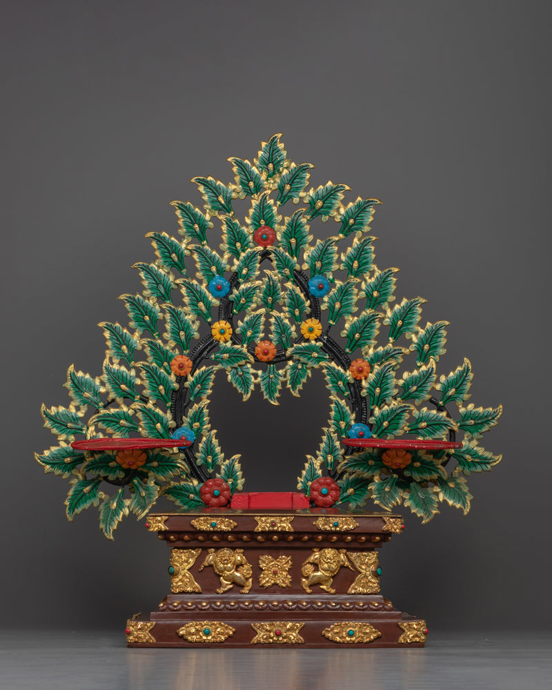 Shakyamuni Buddha with Guru Rinpoche and Chenresig Set | Himalayan Statue Set Artwork