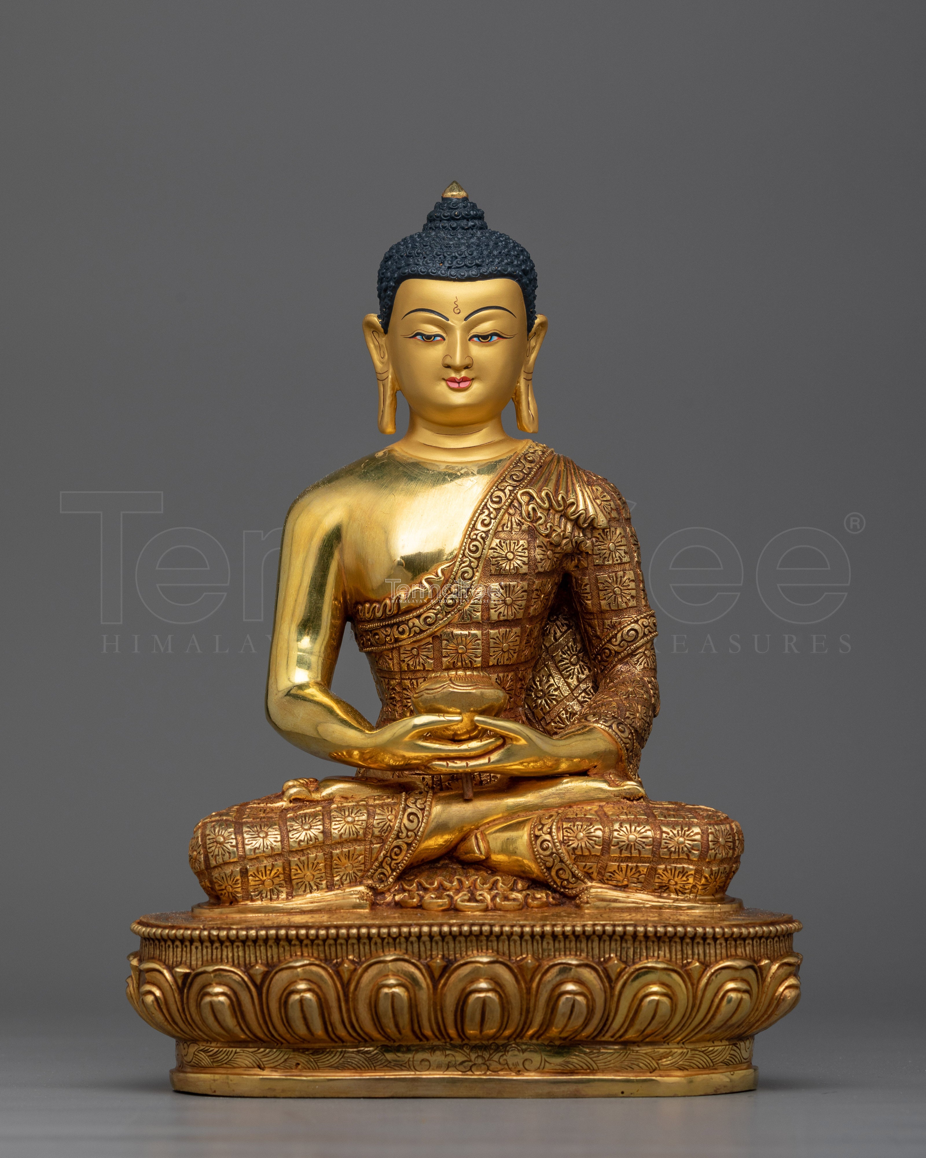 Amitabha Buddha Gold-Gilded Statue | Embodiment of Infinite Light