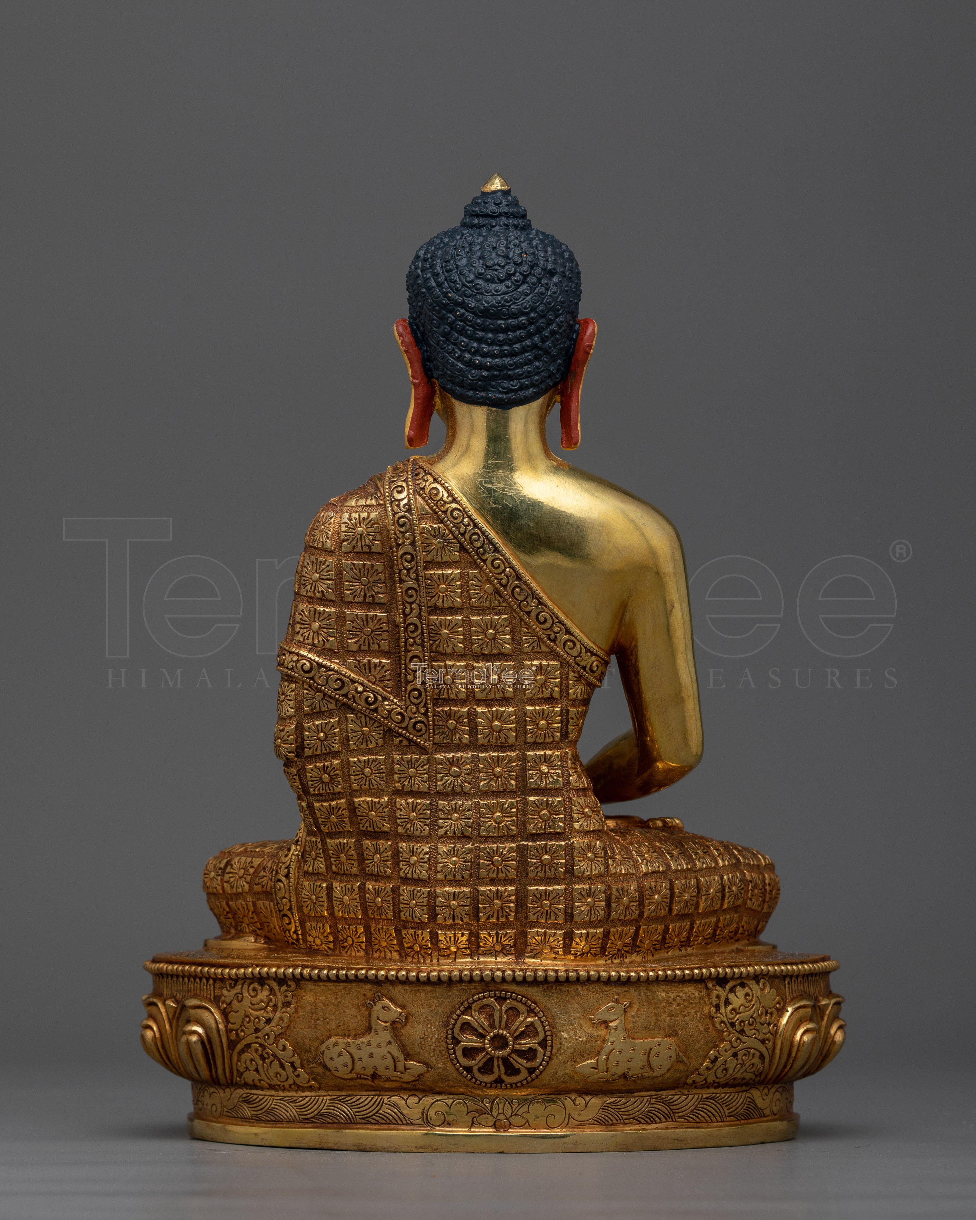 Amitabha Buddha Gold-Gilded Statue | Embodiment of Infinite Light
