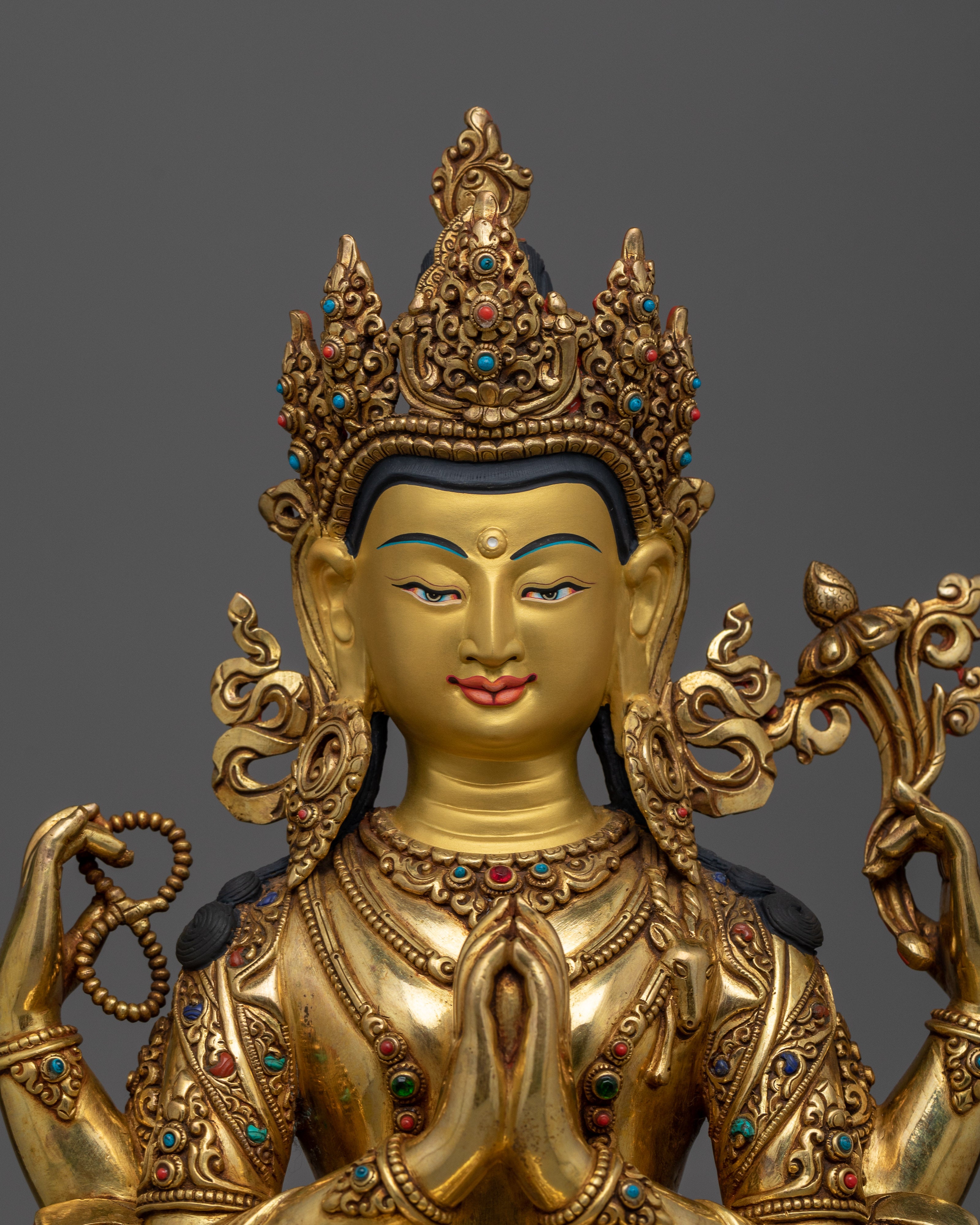serene-chenrezig-gold-gilded