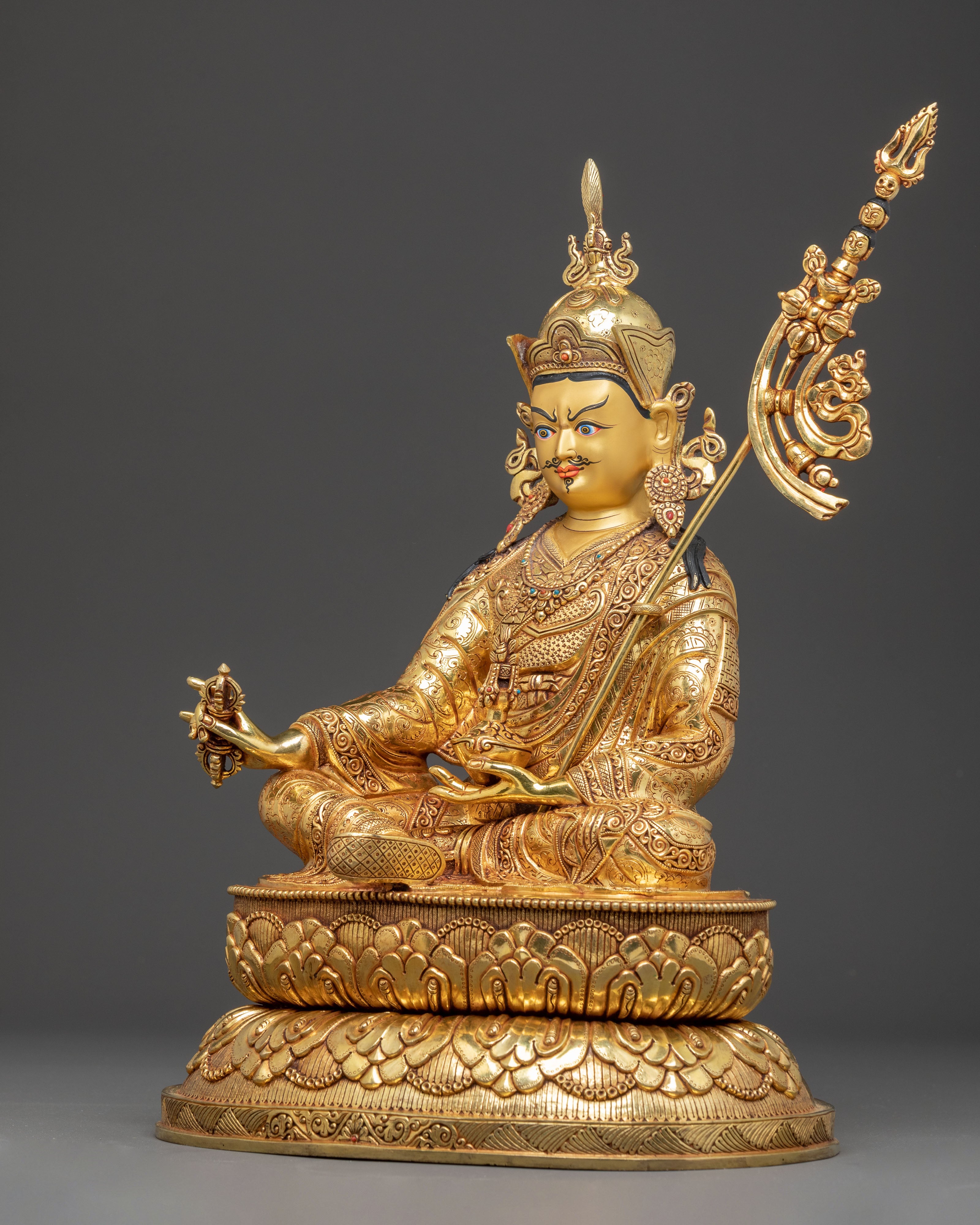 Sacred Statue of Guru Padmasambhava | Founder of Tibetan Buddhism