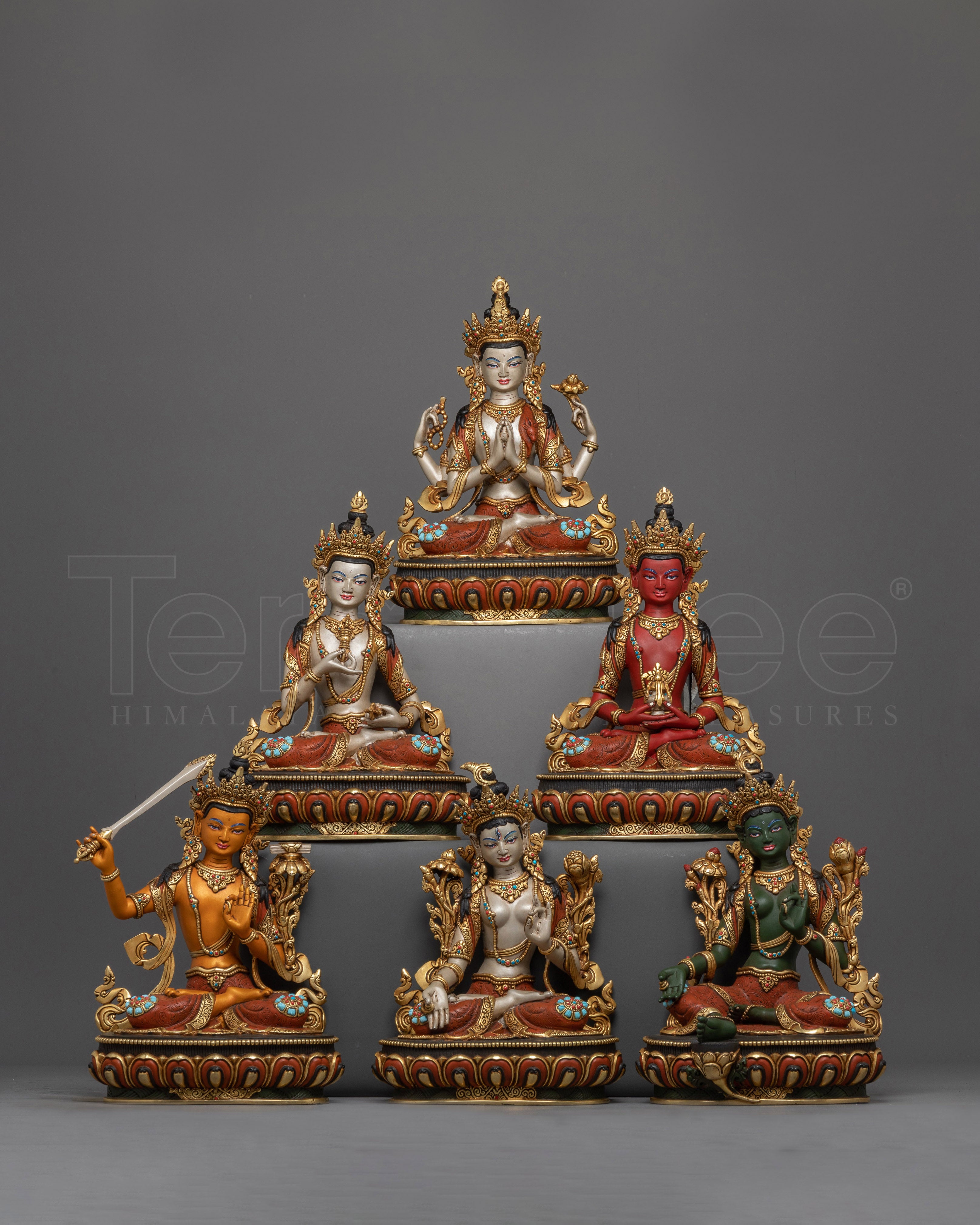 Six Bodhisattvas Set | Embodiment of Enlightenment and Compassion