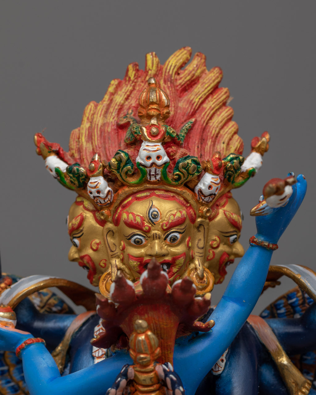 Kilaya Vajra Kilaya Blue-Hued Statue | Guardian of Transformation and Power