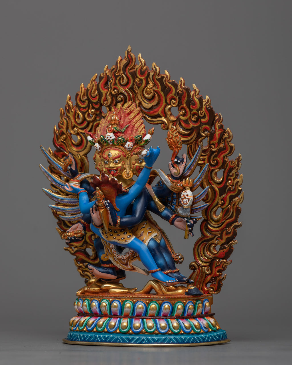 Kilaya Vajra Kilaya Blue-Hued Statue | Guardian of Transformation and Power