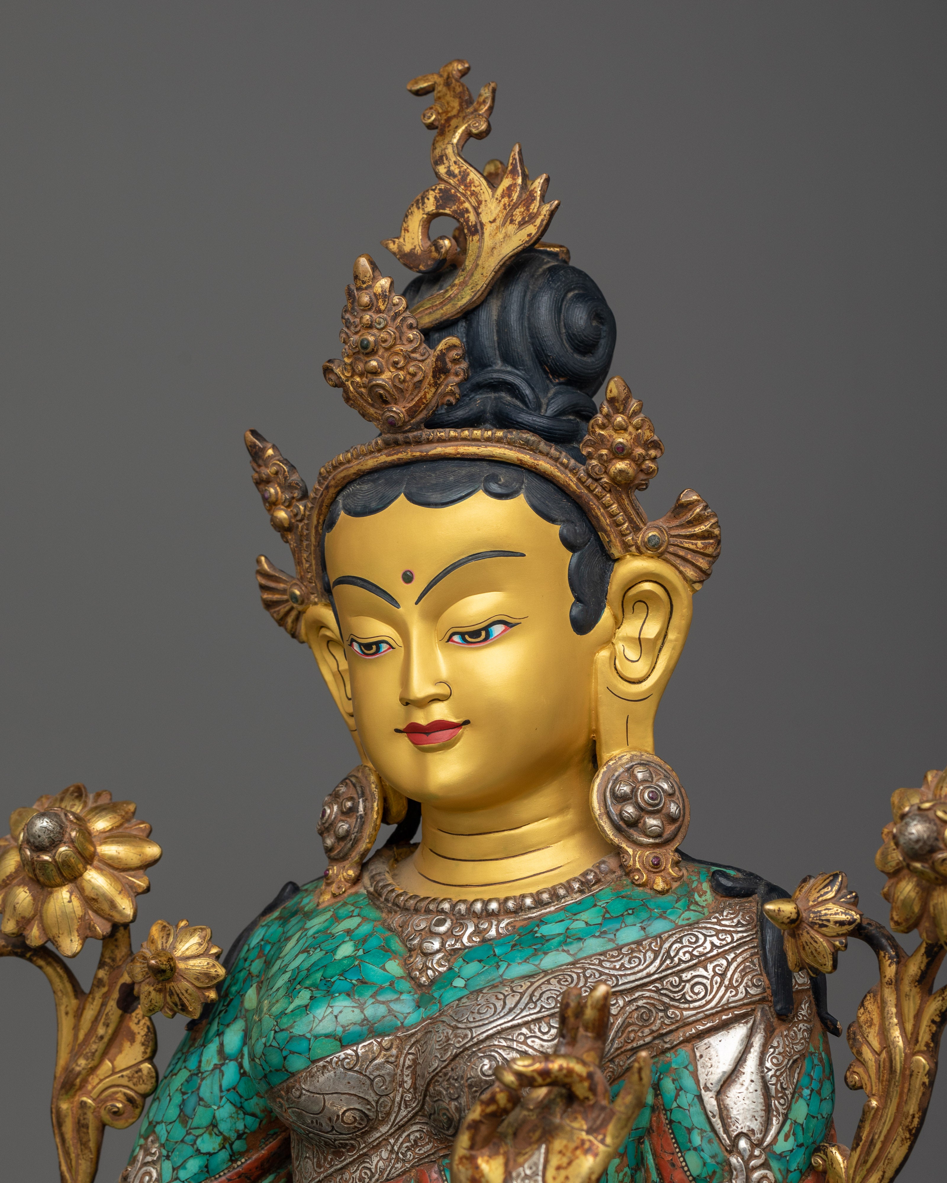 green-tara-turquoise-and-lapis-decorated