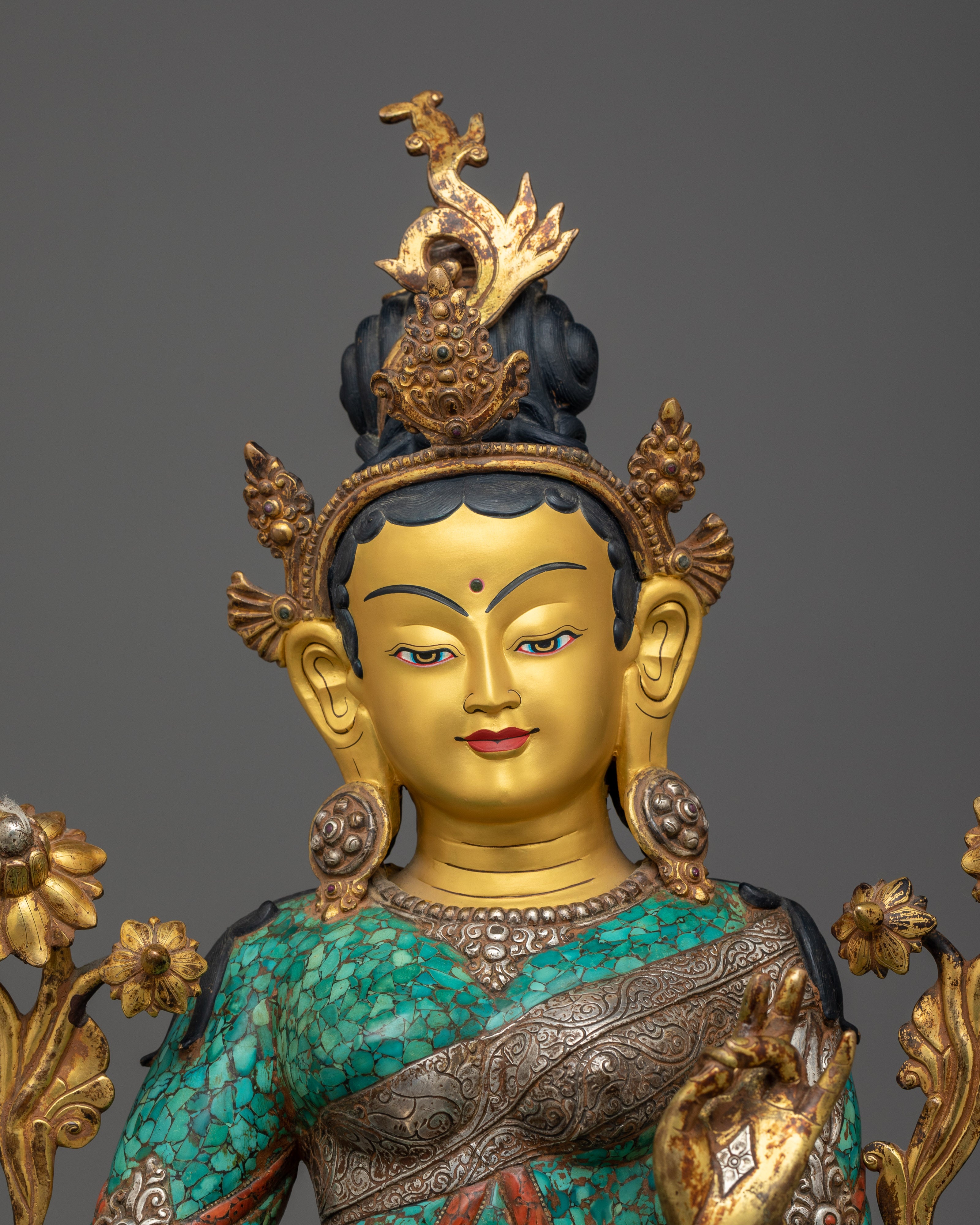 green-tara-turquoise-and-lapis-decorated