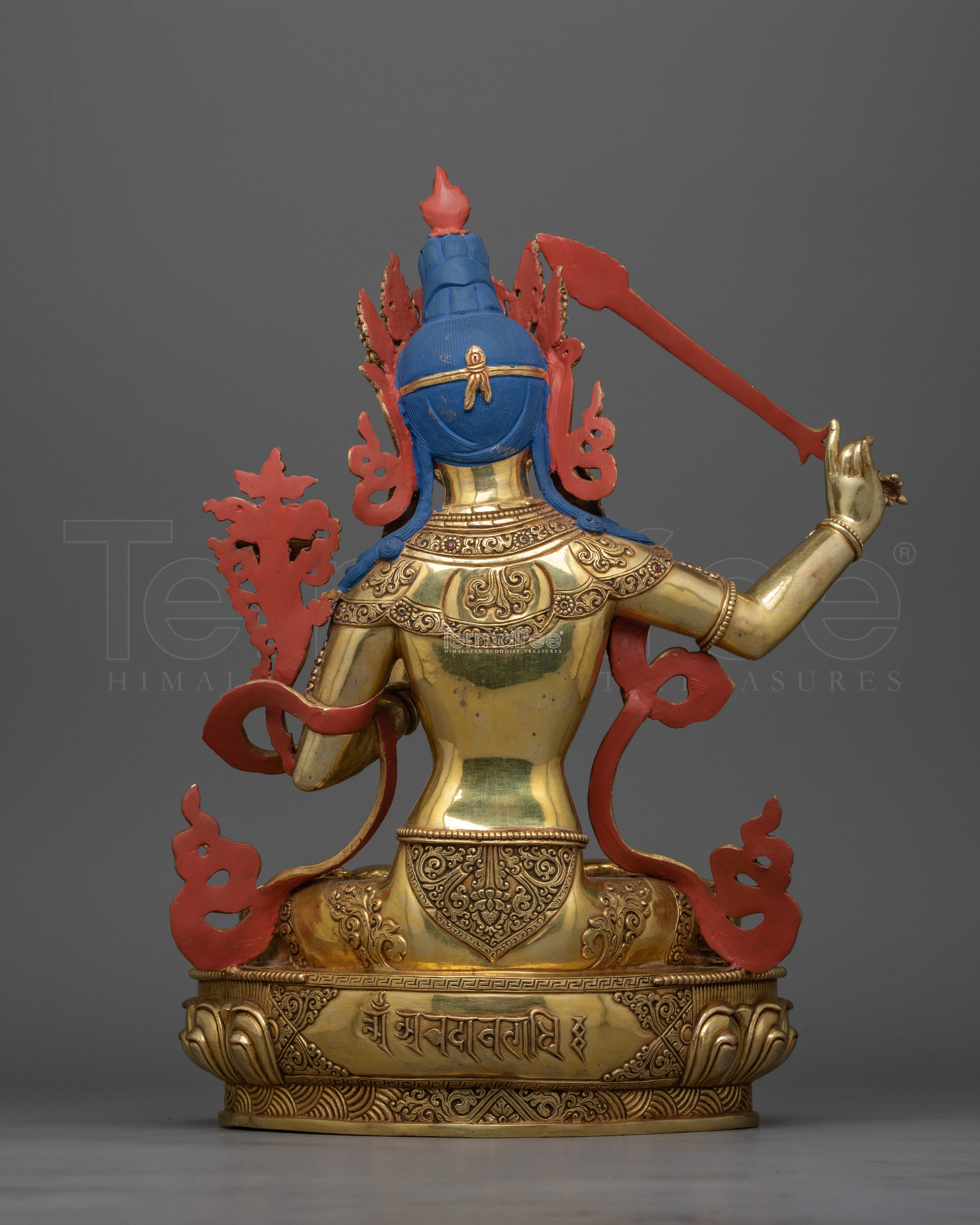 Manjushri Insight Wisdom Deity Statue | Icon of Supreme Knowledge