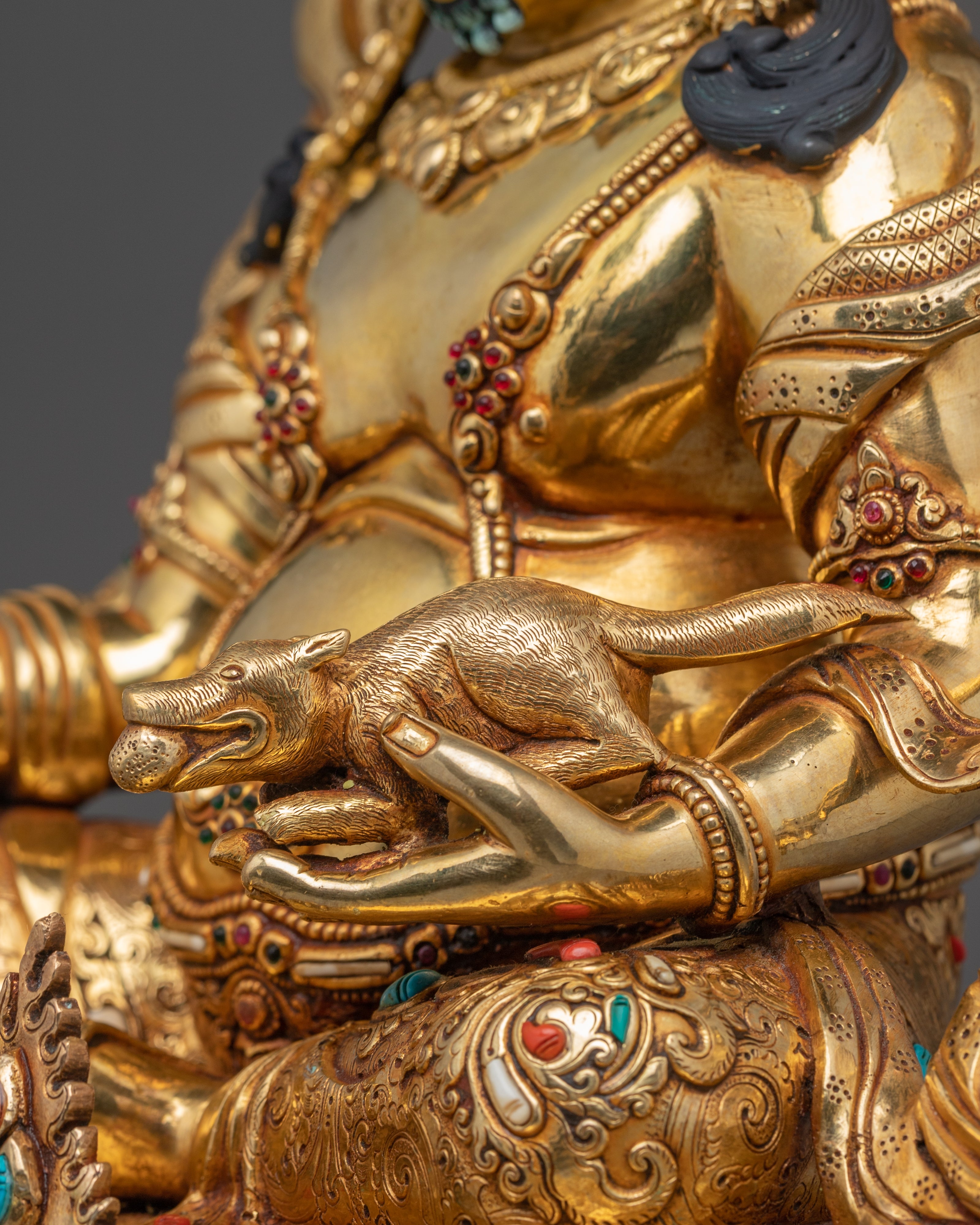 Statue of Wealth Icon Dzambhala | Symbol of Abundance