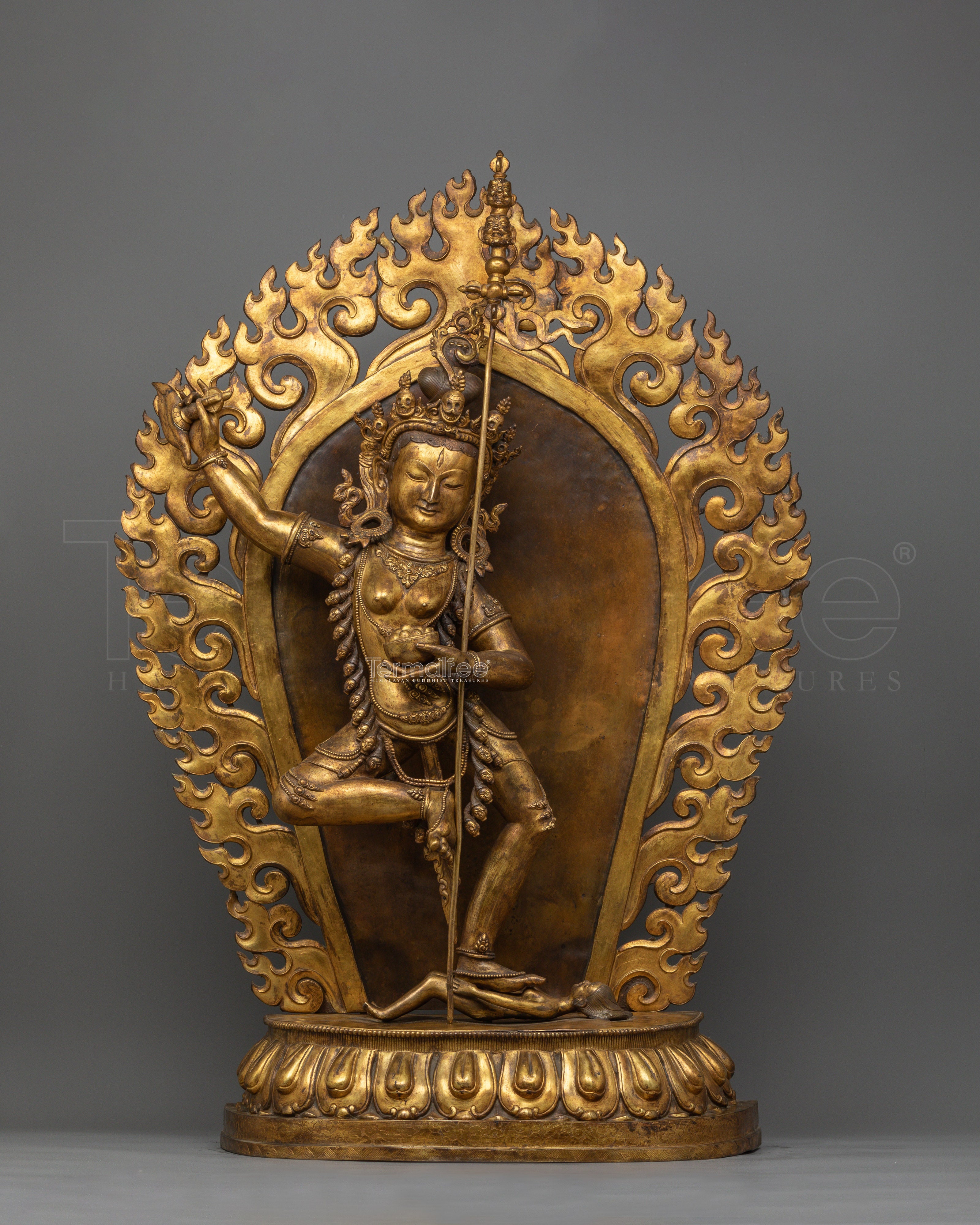 Dorje Phagmo Statue with Antique Touch | Handcrafted Symbol of Feminine Power