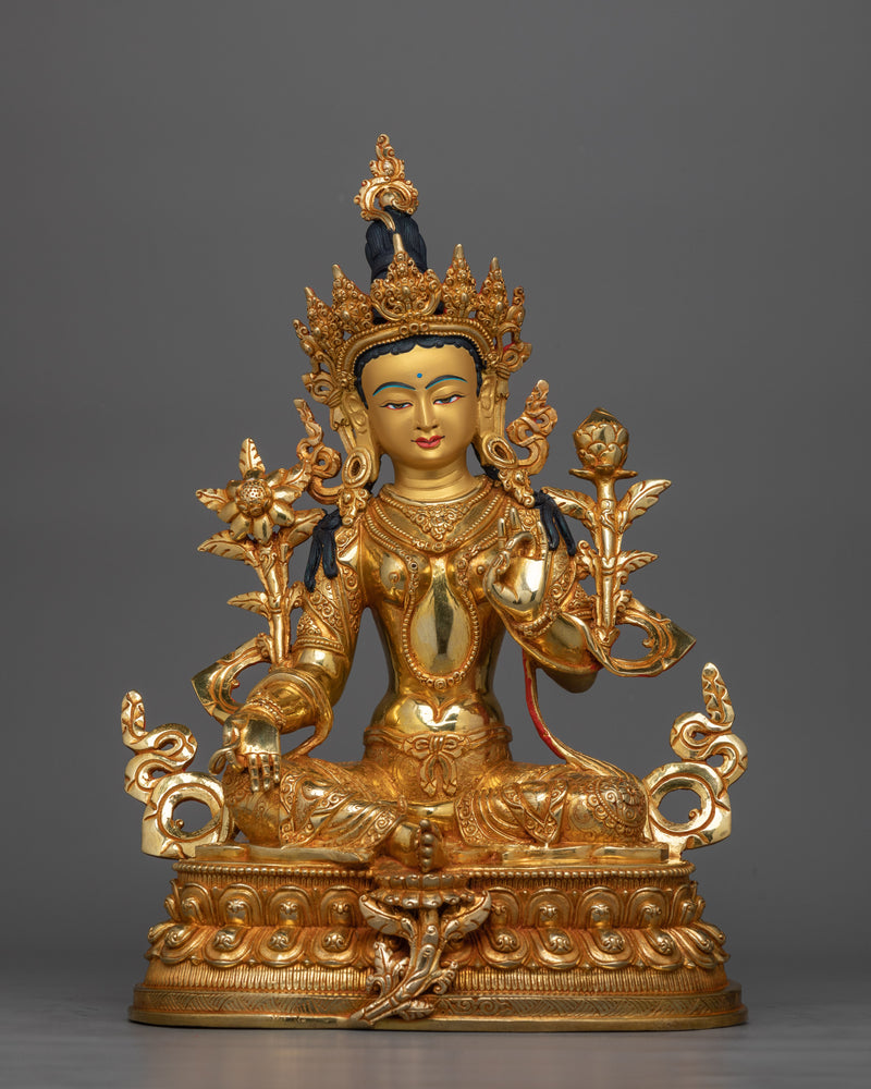 arya-tara-gold-gilded