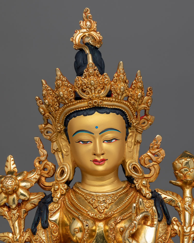 arya-tara-gold-gilded