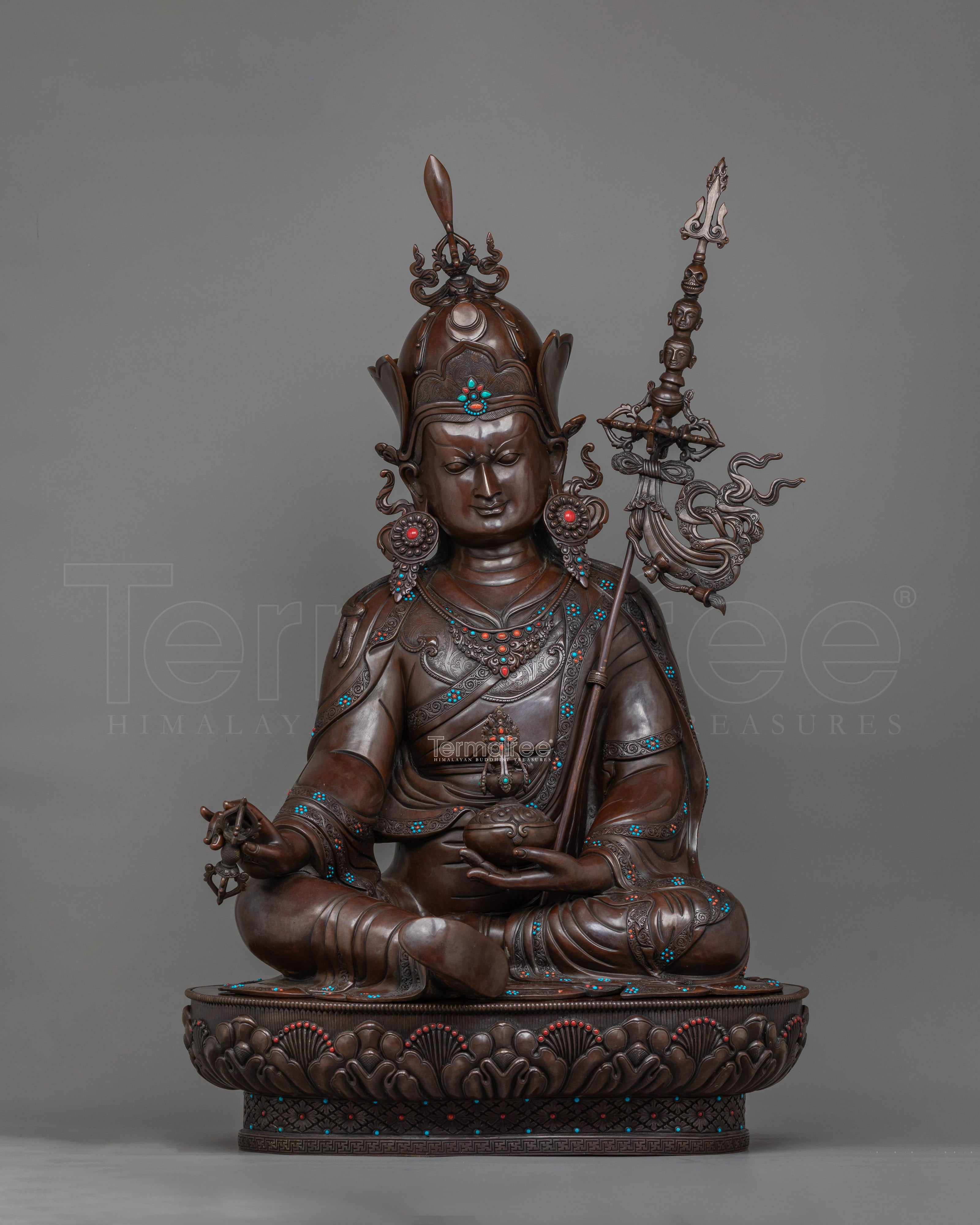 Tantra Master Guru Rinpoche Statue | A Monumental Figure of Vajrayana Buddhism