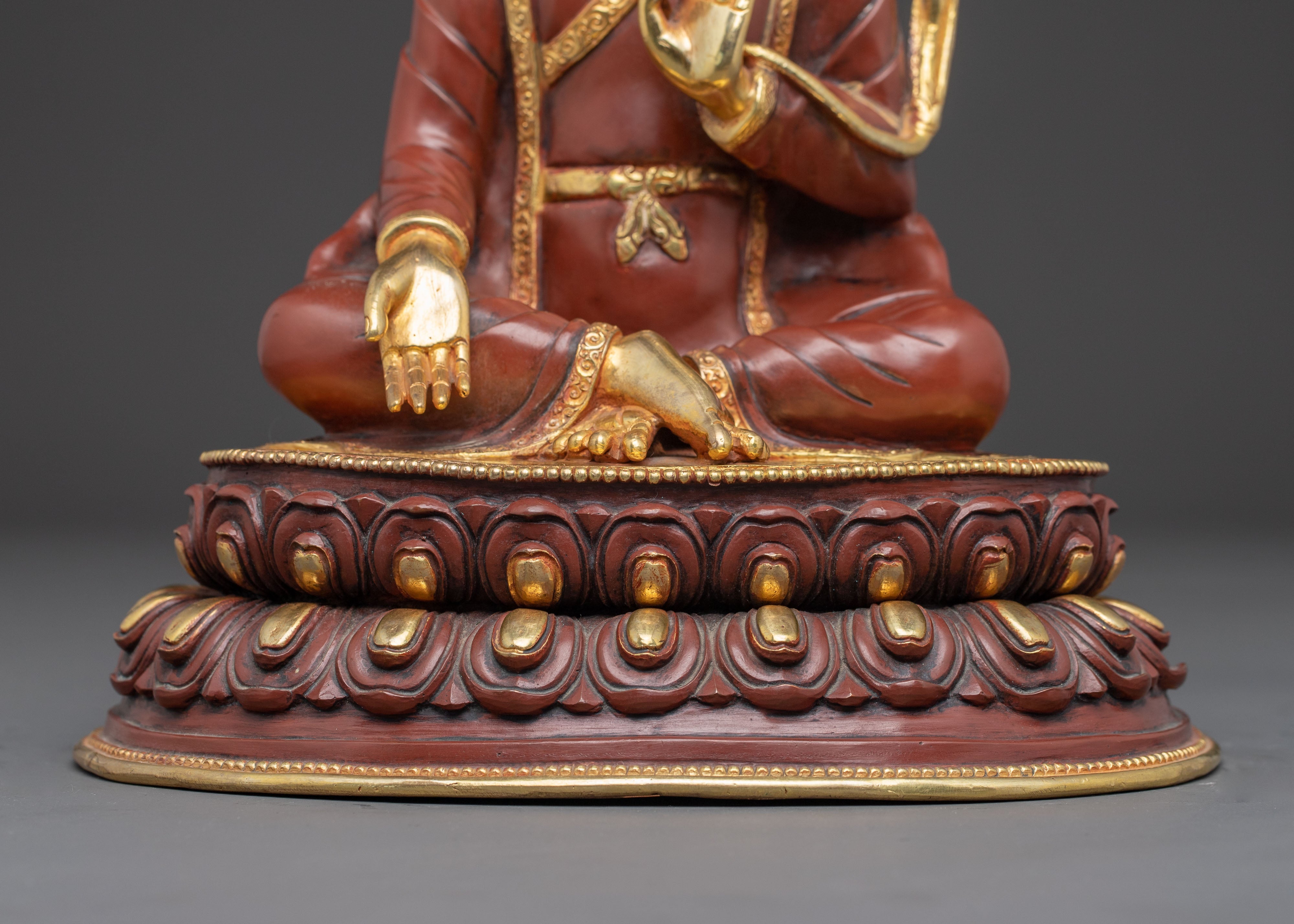 Revered Sakya Masters Statue Set | Traditional Himalayan Art