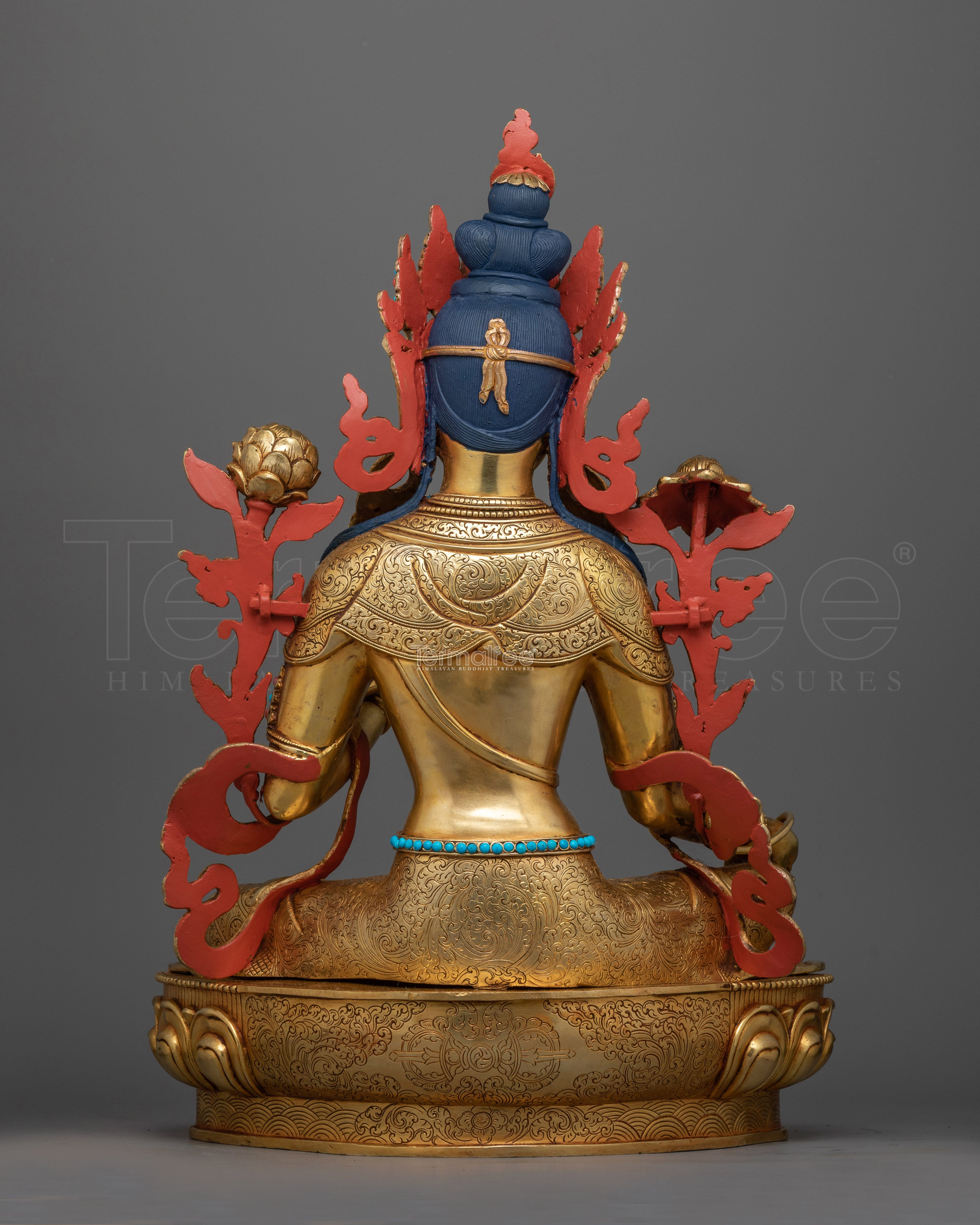 Beautifully Handcrafted Green Tara Statue | Embodiment of Active Compassion