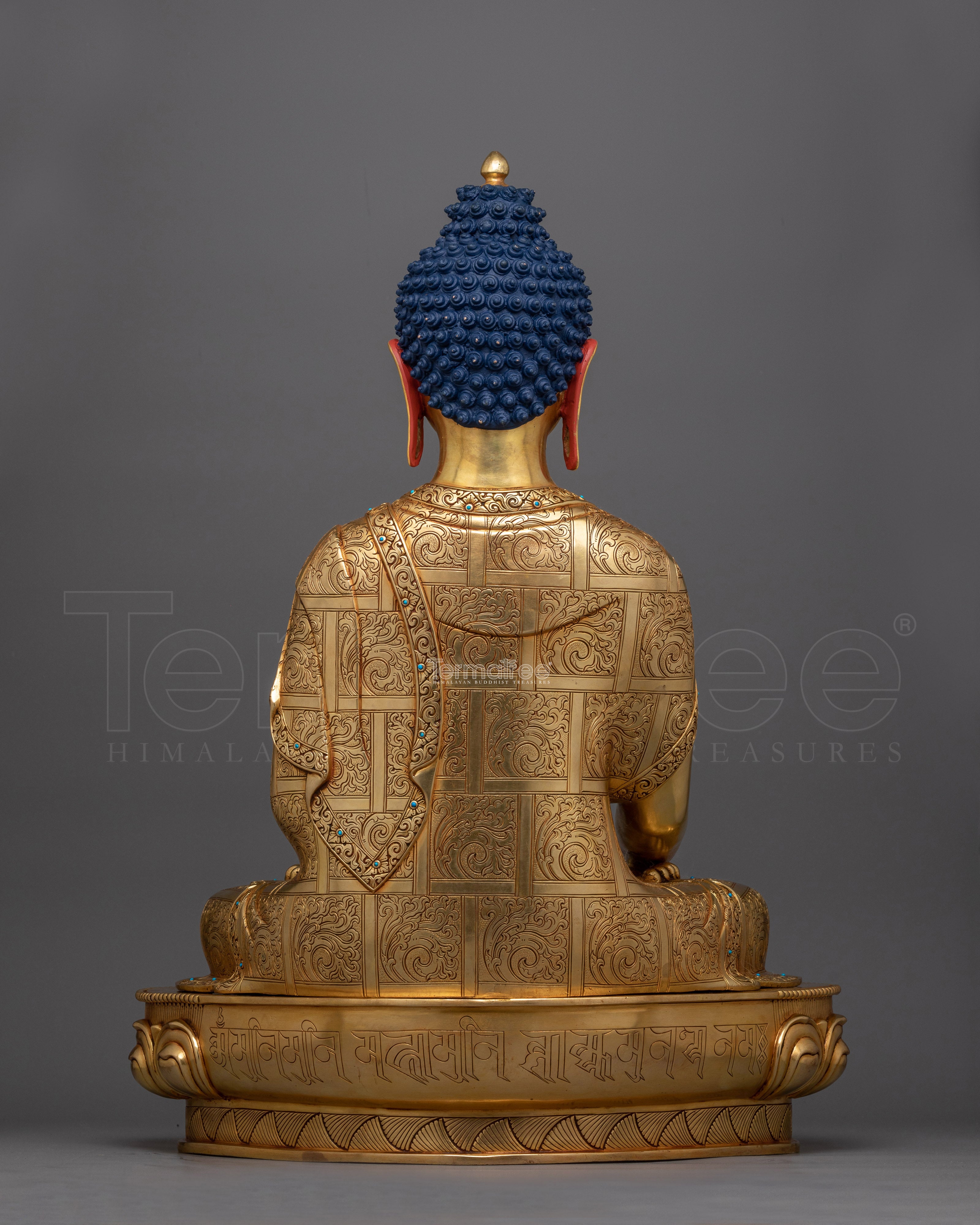 Shakyamuni Buddha 58cm Gold-Gilded Statue | A Beacon of Enlightenment