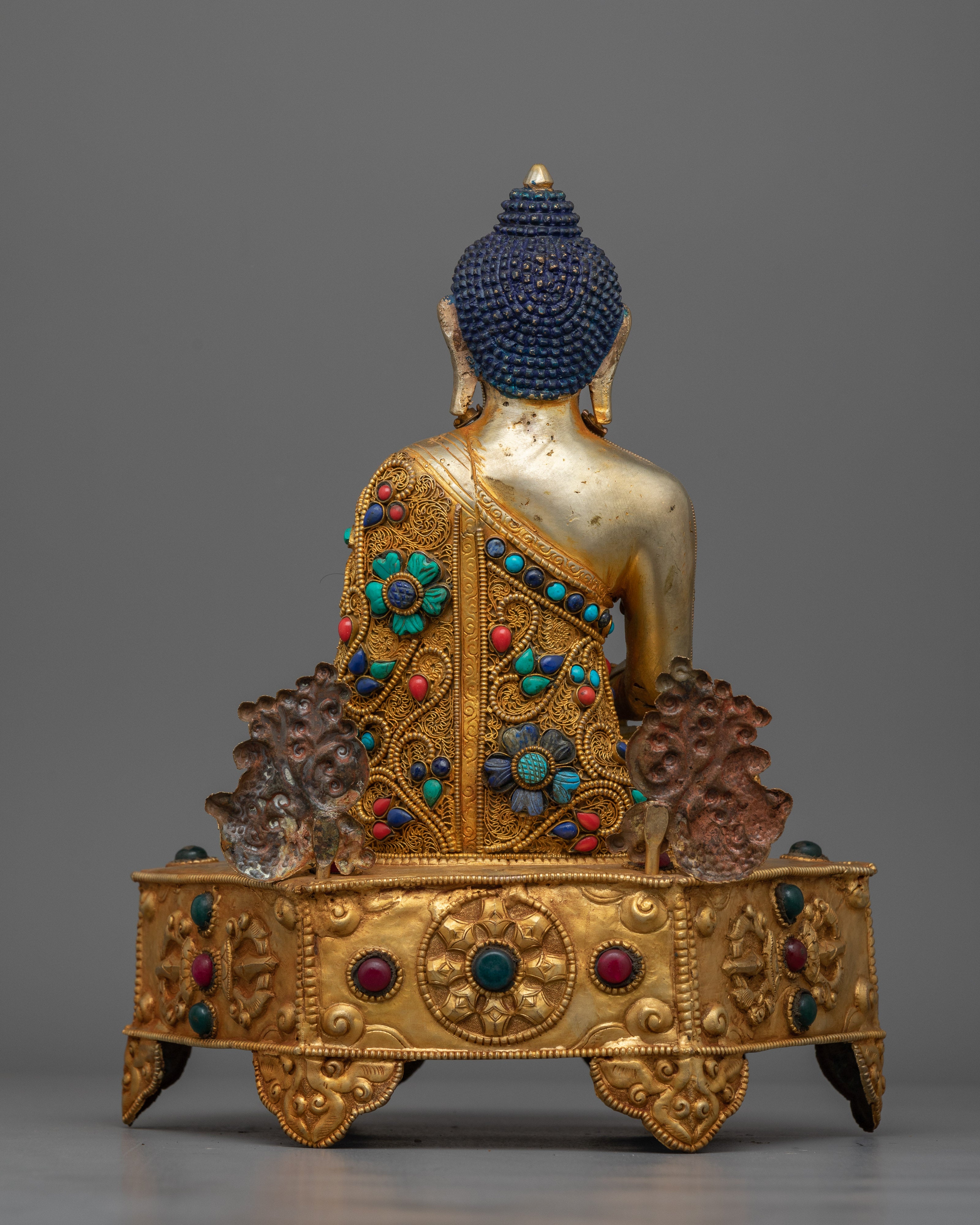 Amitabha Buddha Gemstones-Decorated Statue | Embodiment of Infinite Light