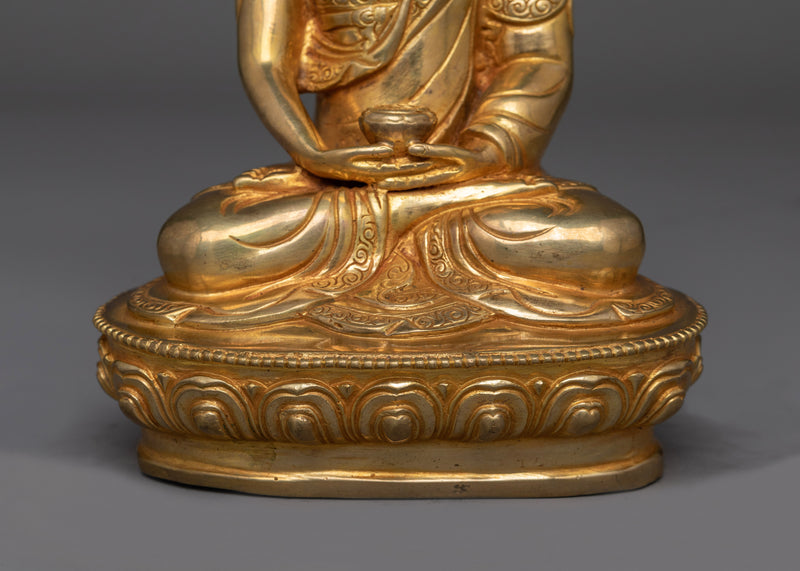 Amitabha Buddha Hand Carved Statue | Embodiment of Infinite Light