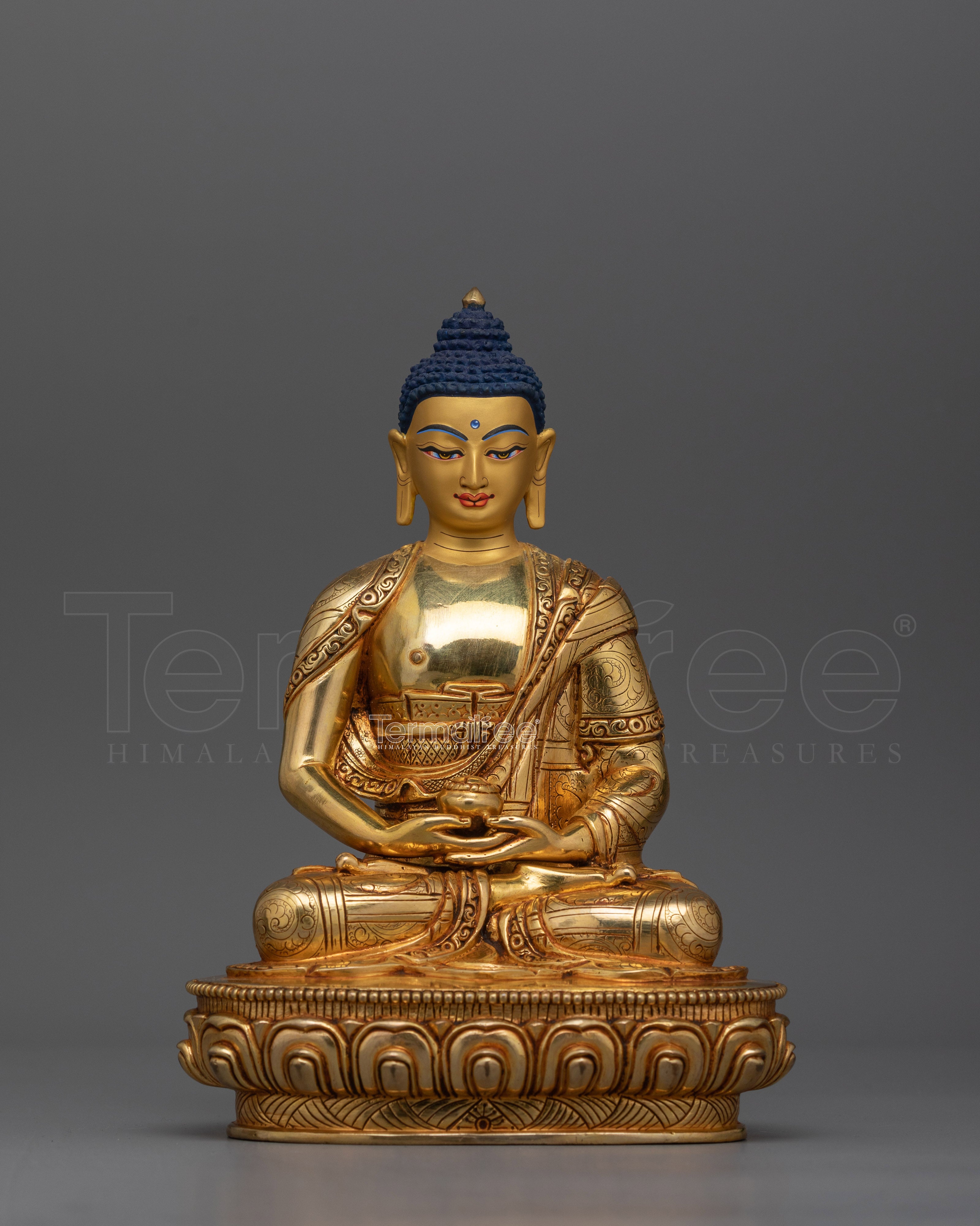 Amitabha Buddha Handmade 22cm Statue | Essence of Infinite Light
