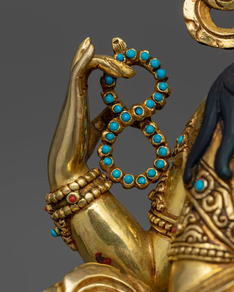 Chenrezig Handmade Gold-Gilded Statue | Embodiment of Compassion