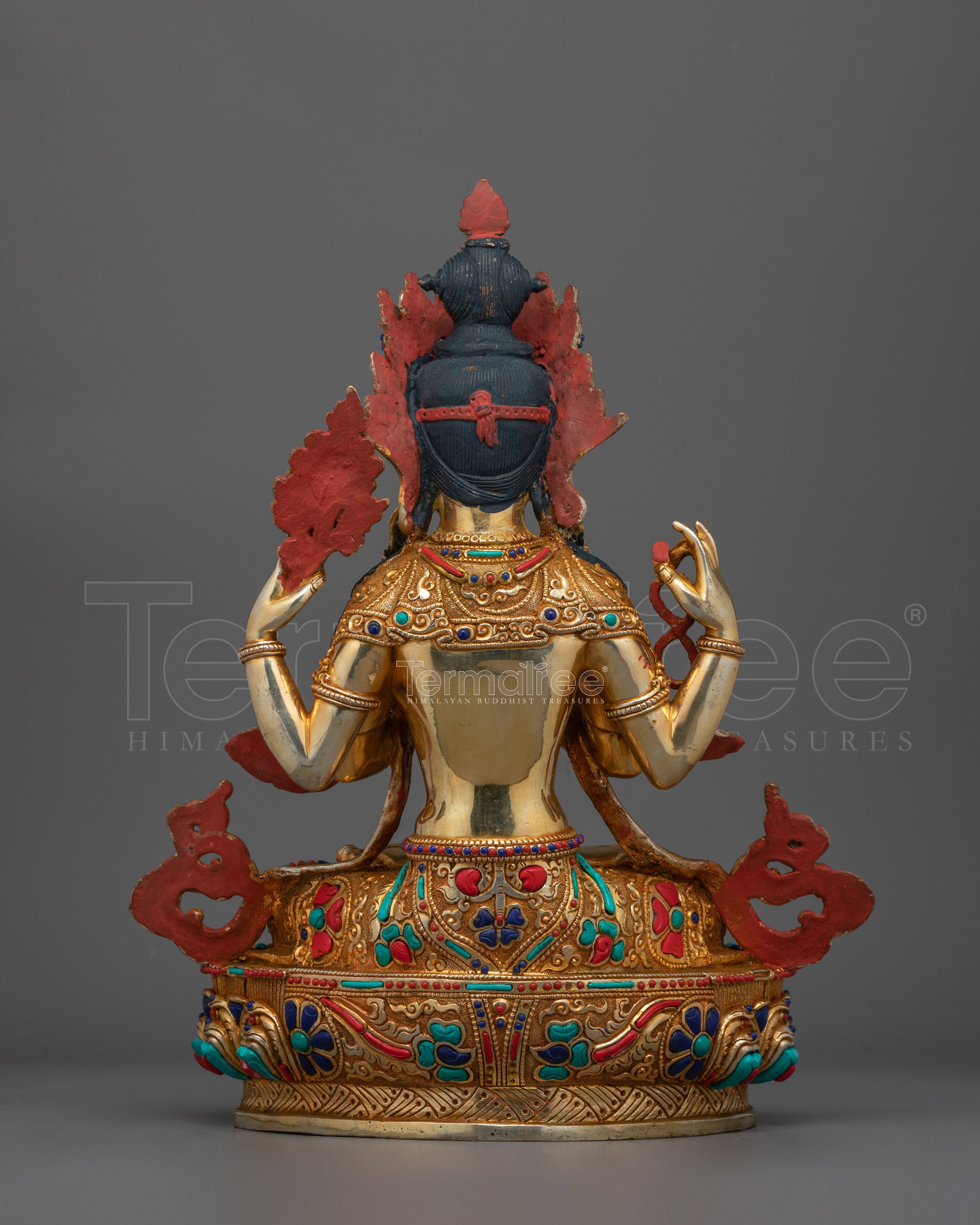 Chenrezig Handcrafted 34cm Statue | Embodiment of Compassion
