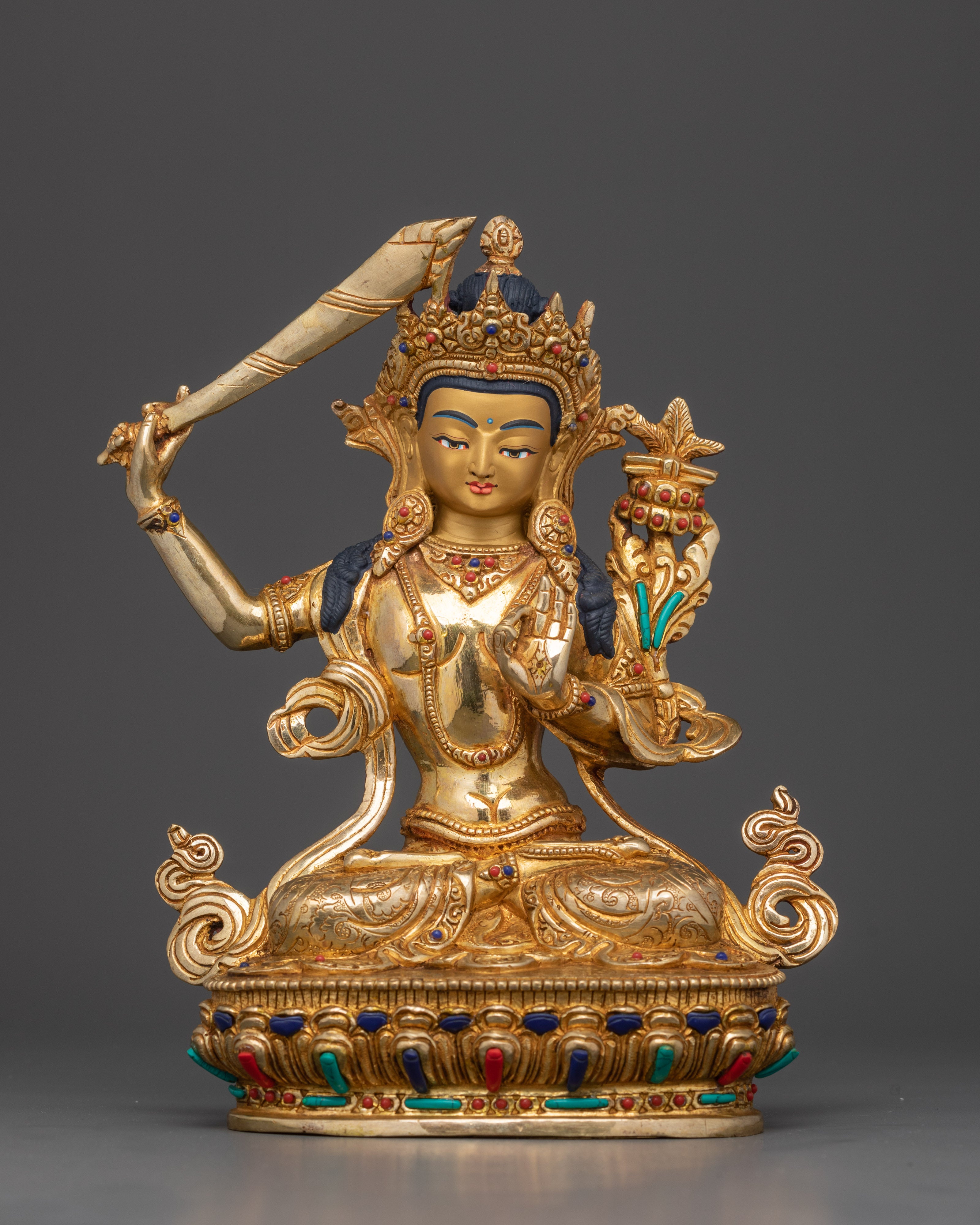 manjushri-hand-carved