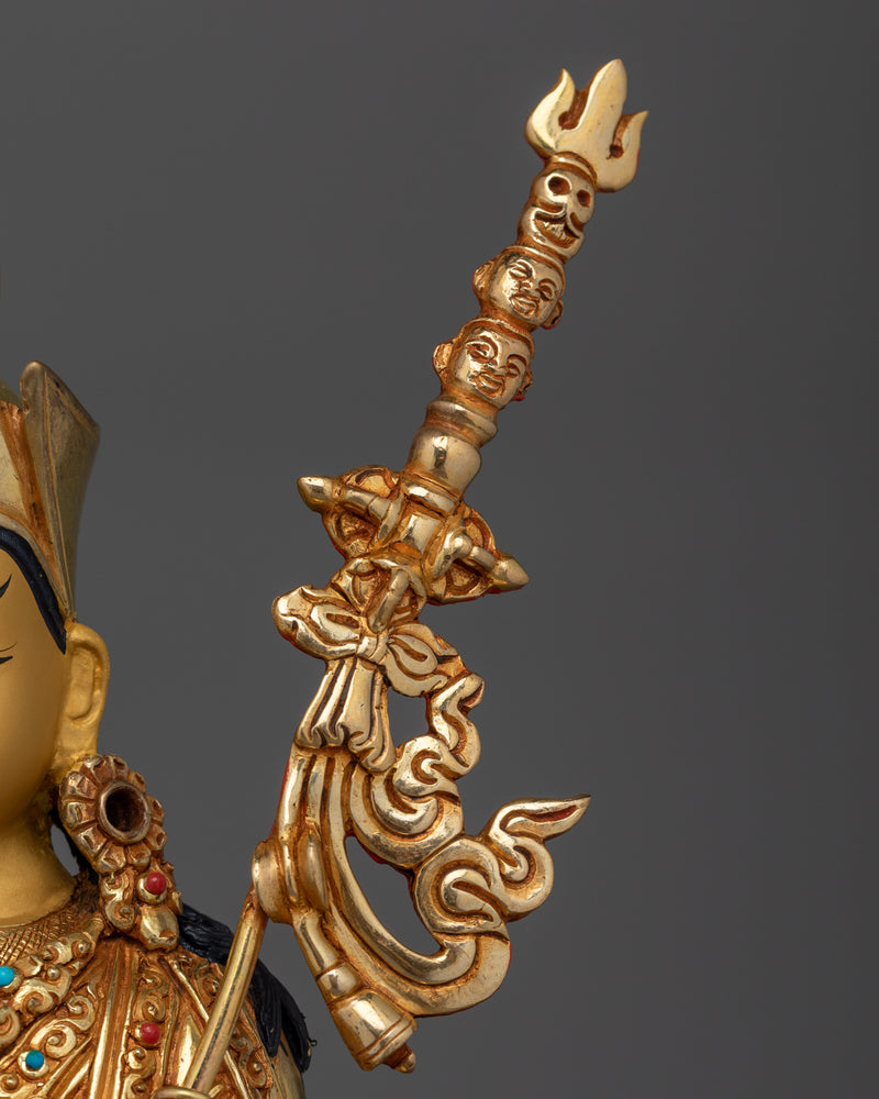 Guru Rinpoche Tantric Deity Statue | Embodiment of Enlightenment and Protection