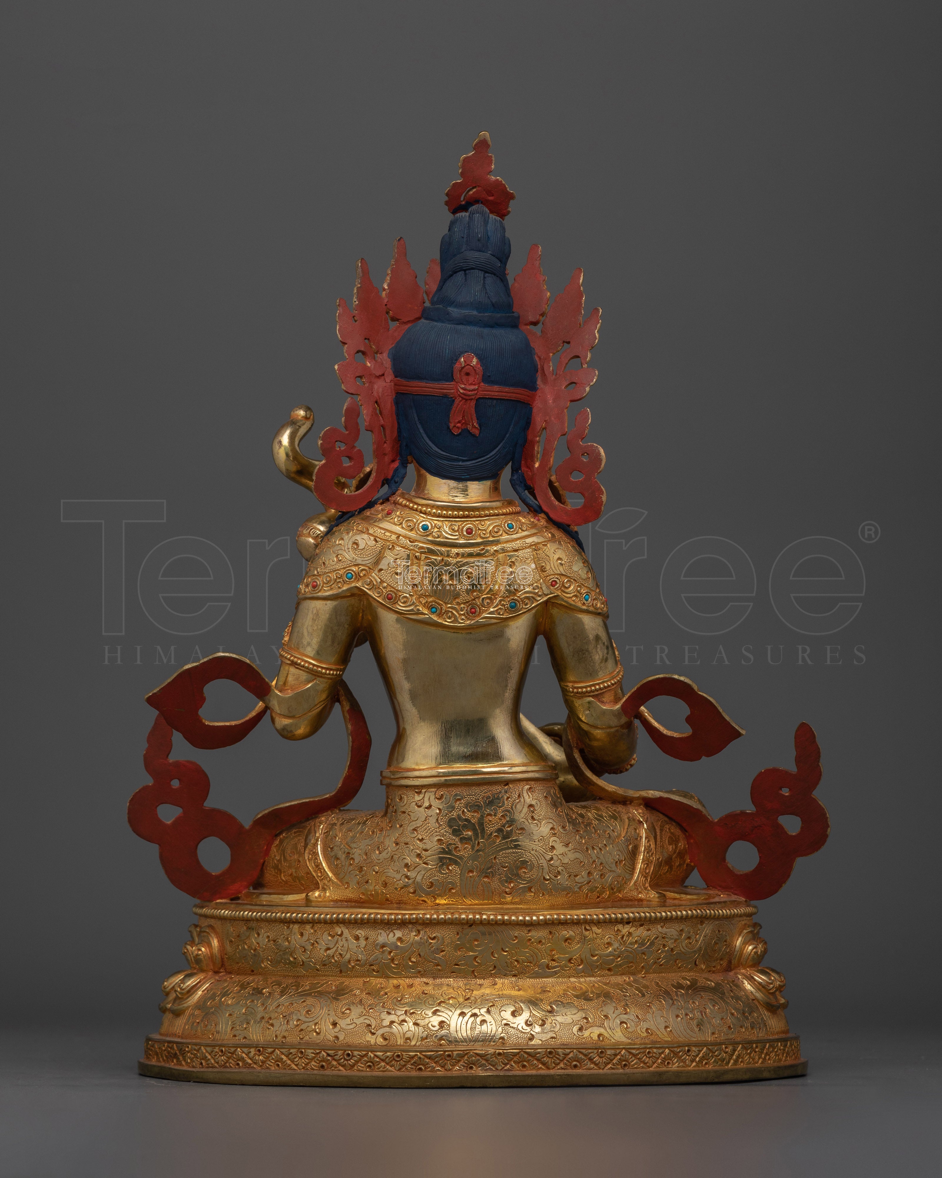 Vajrasattva Handmade Gold-Gilded Statue | Symbol of Purification