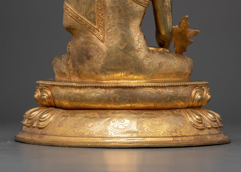 Healing Energy Medicine Buddha Handmade Statue | Embodiment of Healing