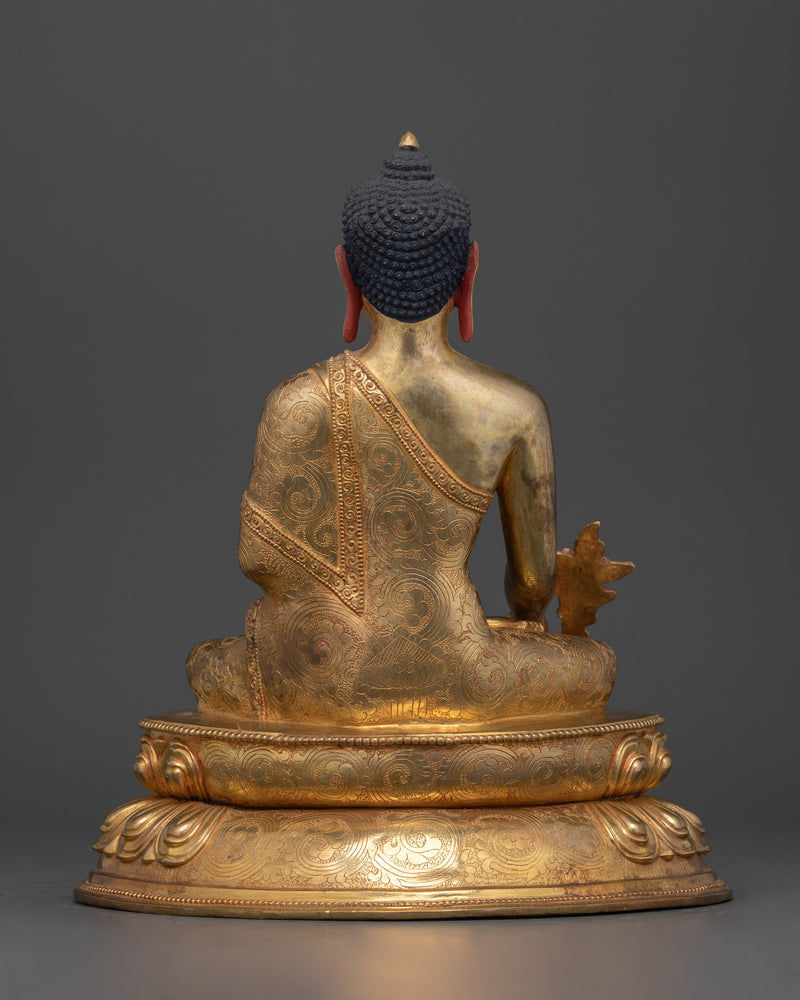Healing Energy Medicine Buddha Handmade Statue | Embodiment of Healing