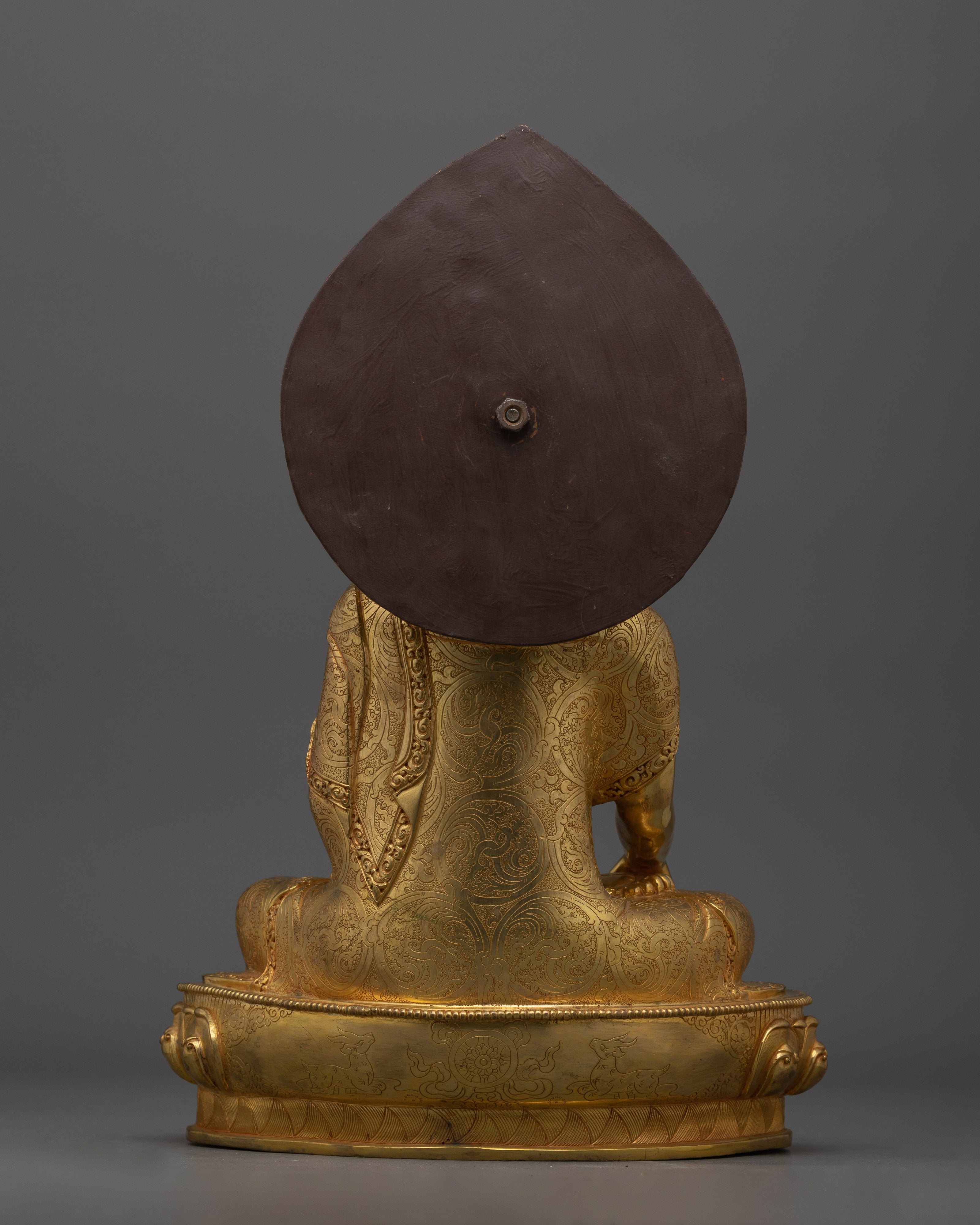 Handcrafted Shakyamuni Buddha Enlighten Teacher Statue | Embodiment of Peace and Wisdom