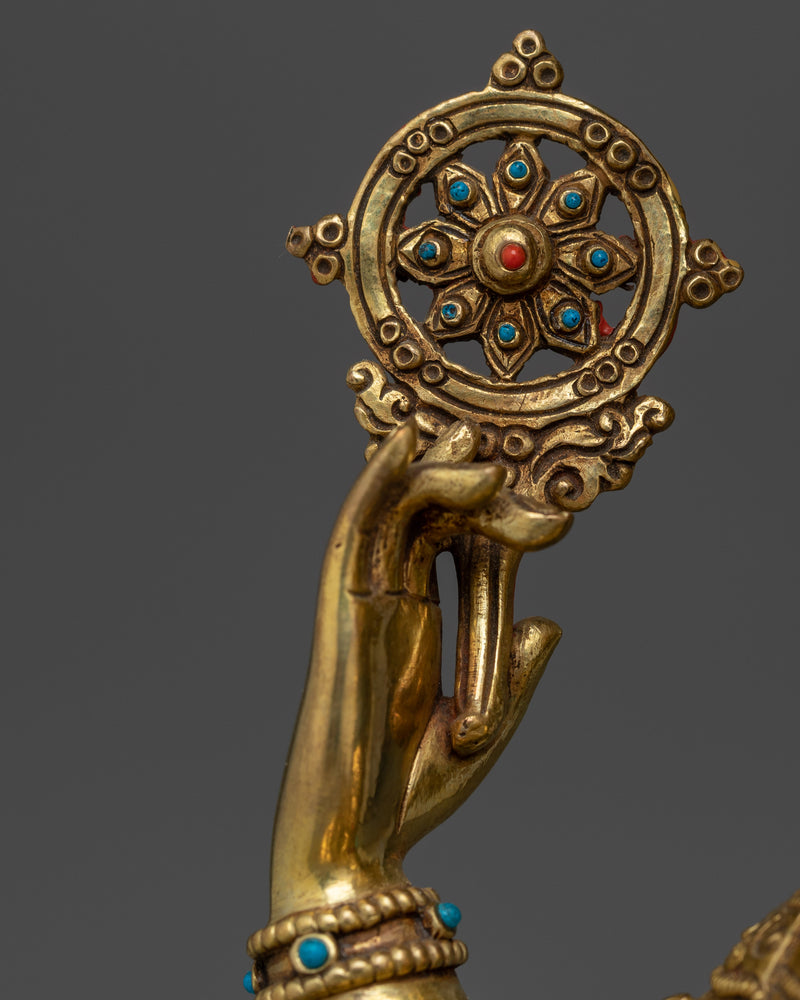 Akshobyarajra Handcrafted Statue | Embodiment of Unshakable Peace and Wisdom